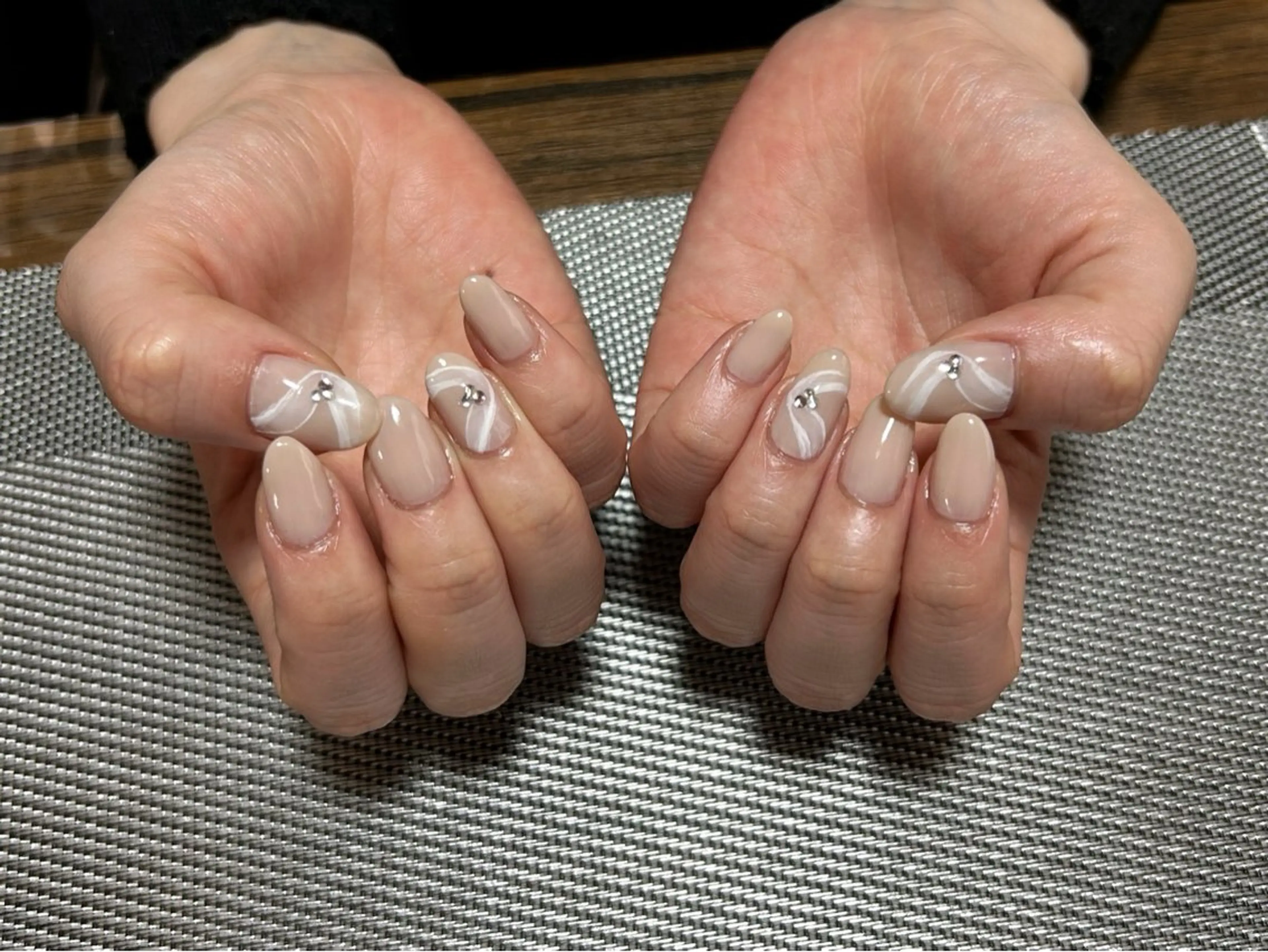 ネイル リボン ハンドネイル i nailのネイルデザイン