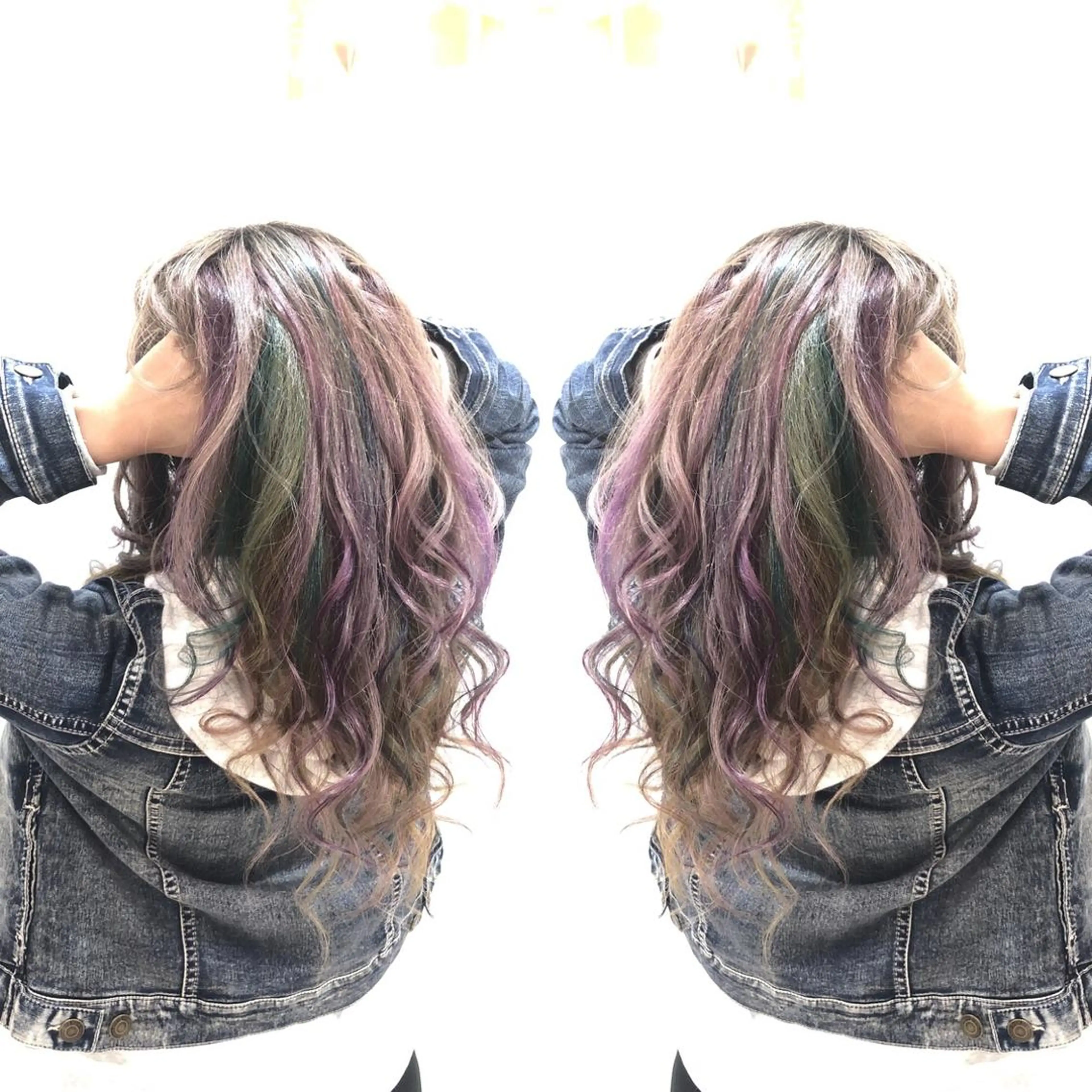 ロング カラー 髪質改善特化サロン ICONIQ天神店のヘアスタイル