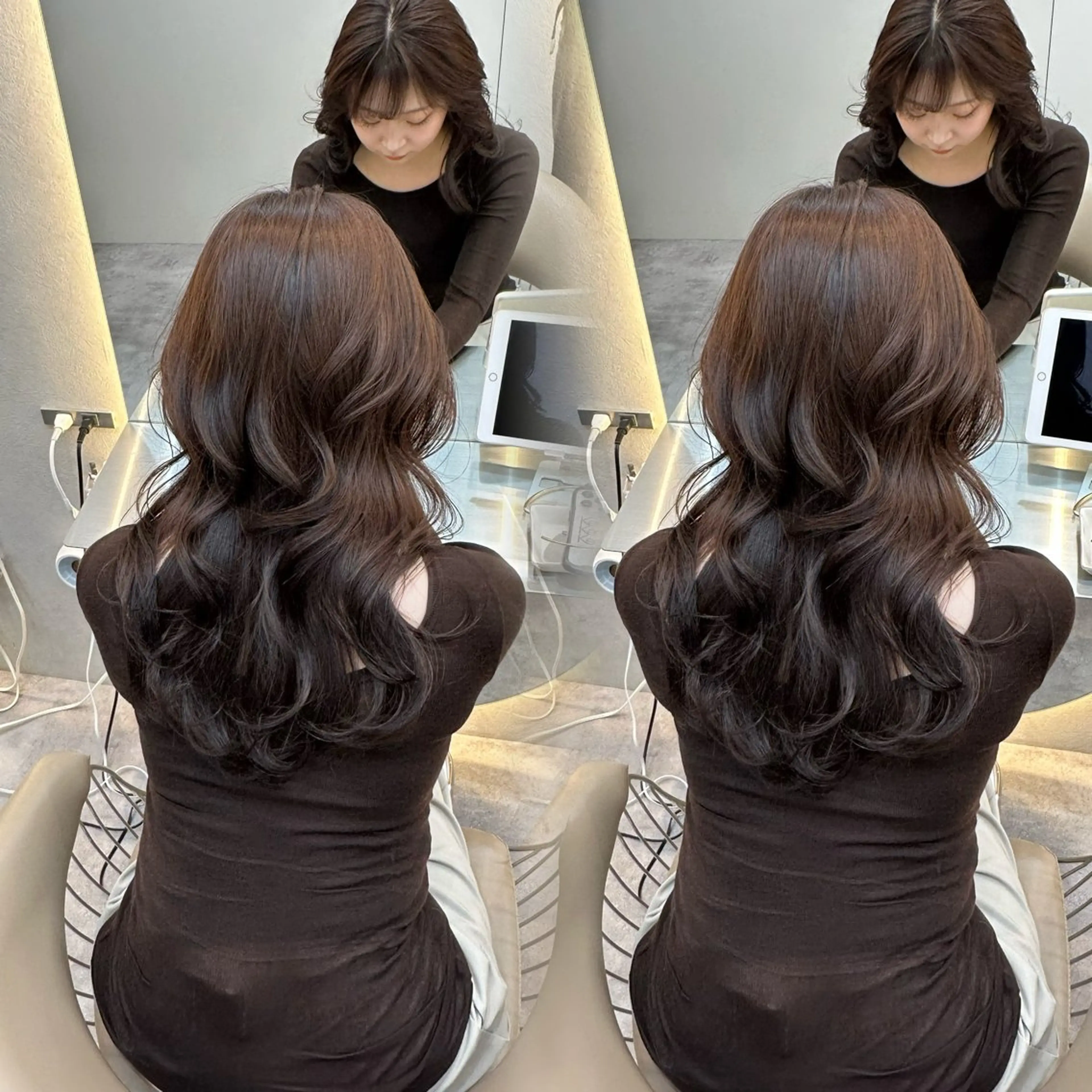 ロング 髪質改善 韓国風ヘア レイヤーカット カット 仙台/韓国風レイヤー 髪質改善/佐藤 史弥のヘアスタイル