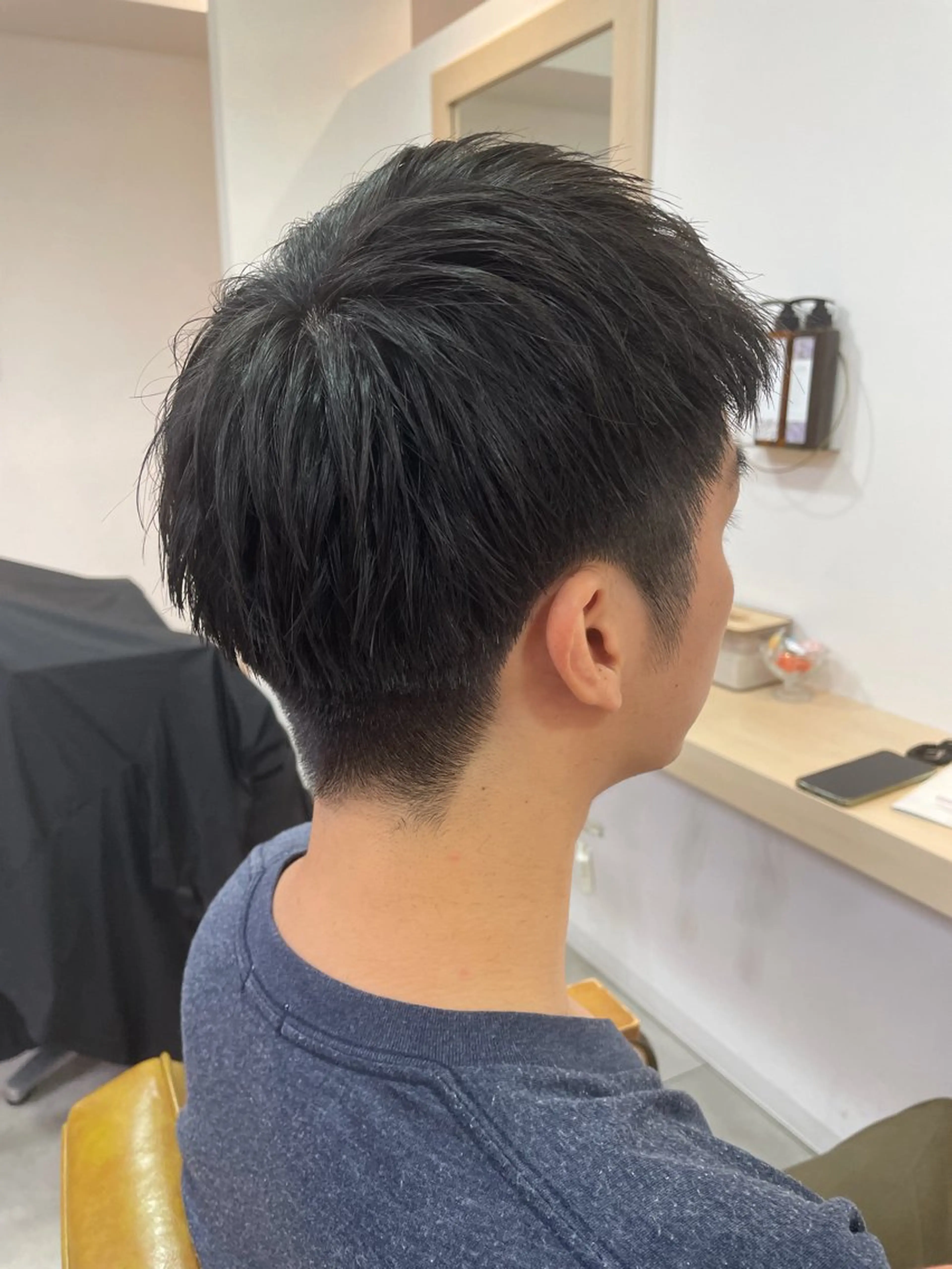 メンズ アップバング メンズカット/金山・ 栄美容院/田口流名のヘアスタイル