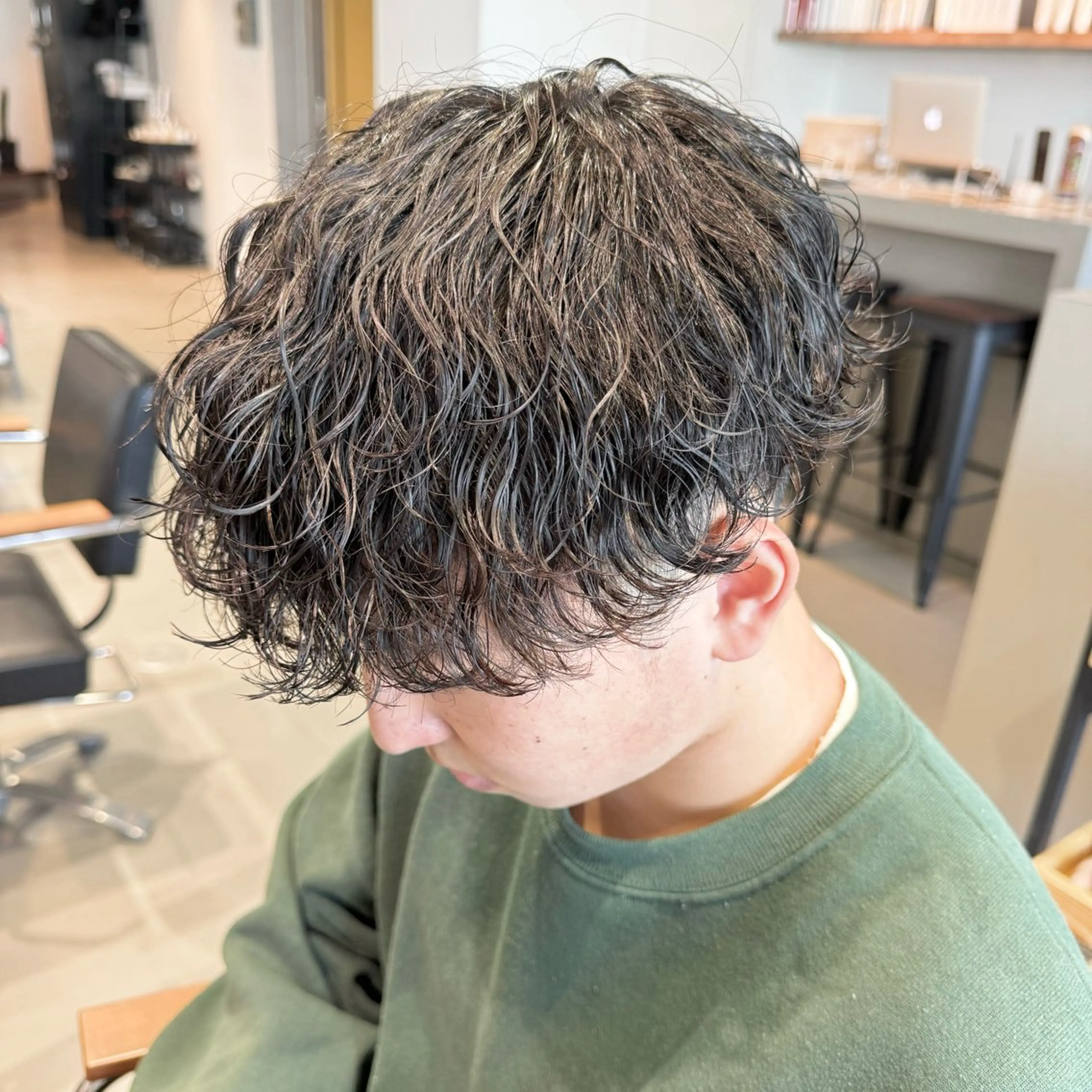 【メンズカット✂️】+【波巻きパーマ🌊】or【波巻きスパイラル🌊】の写真