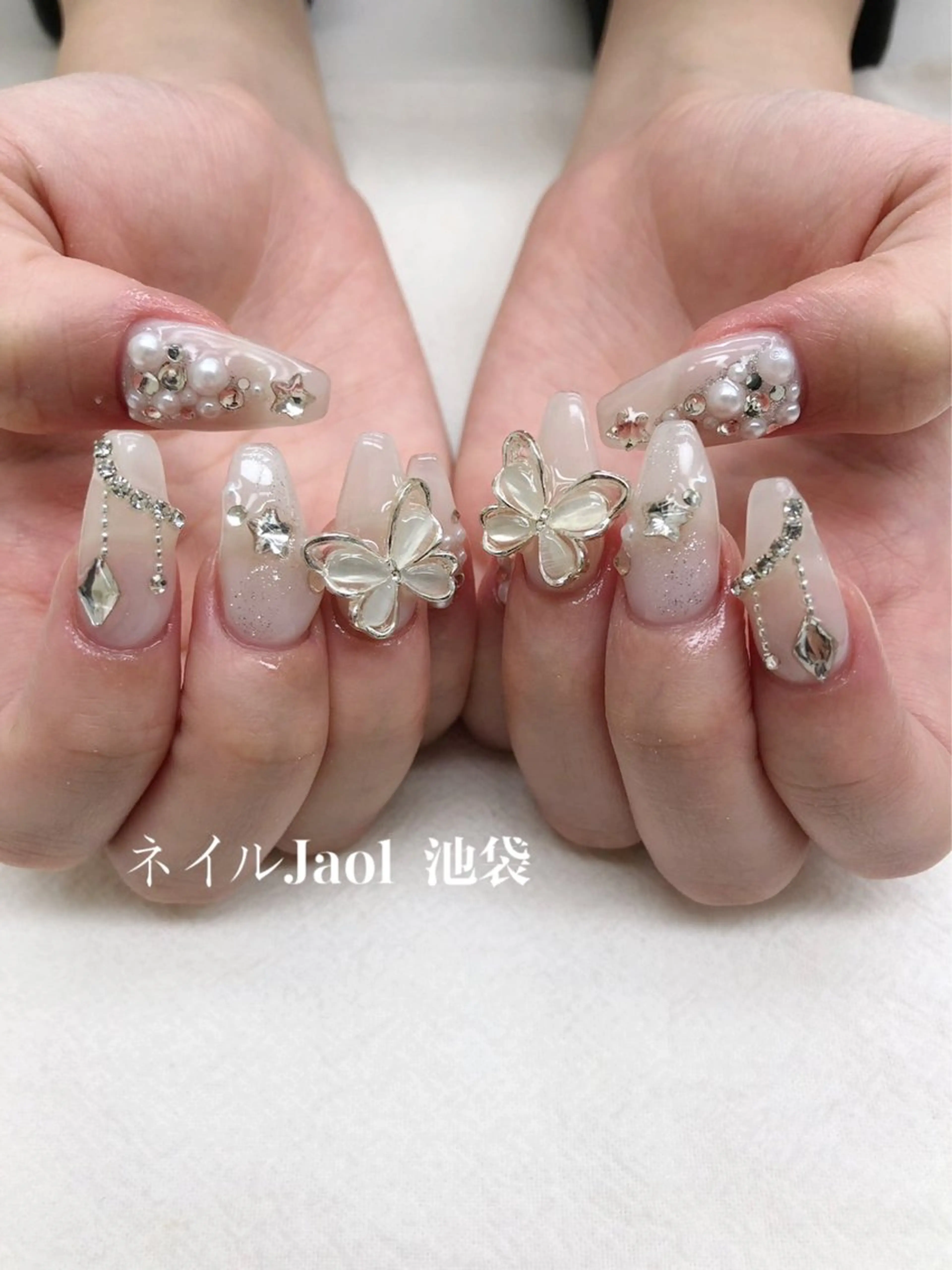 ロング ハンドネイル nail jaol池袋店所属・ネイルJaol 池袋のネイルデザイン