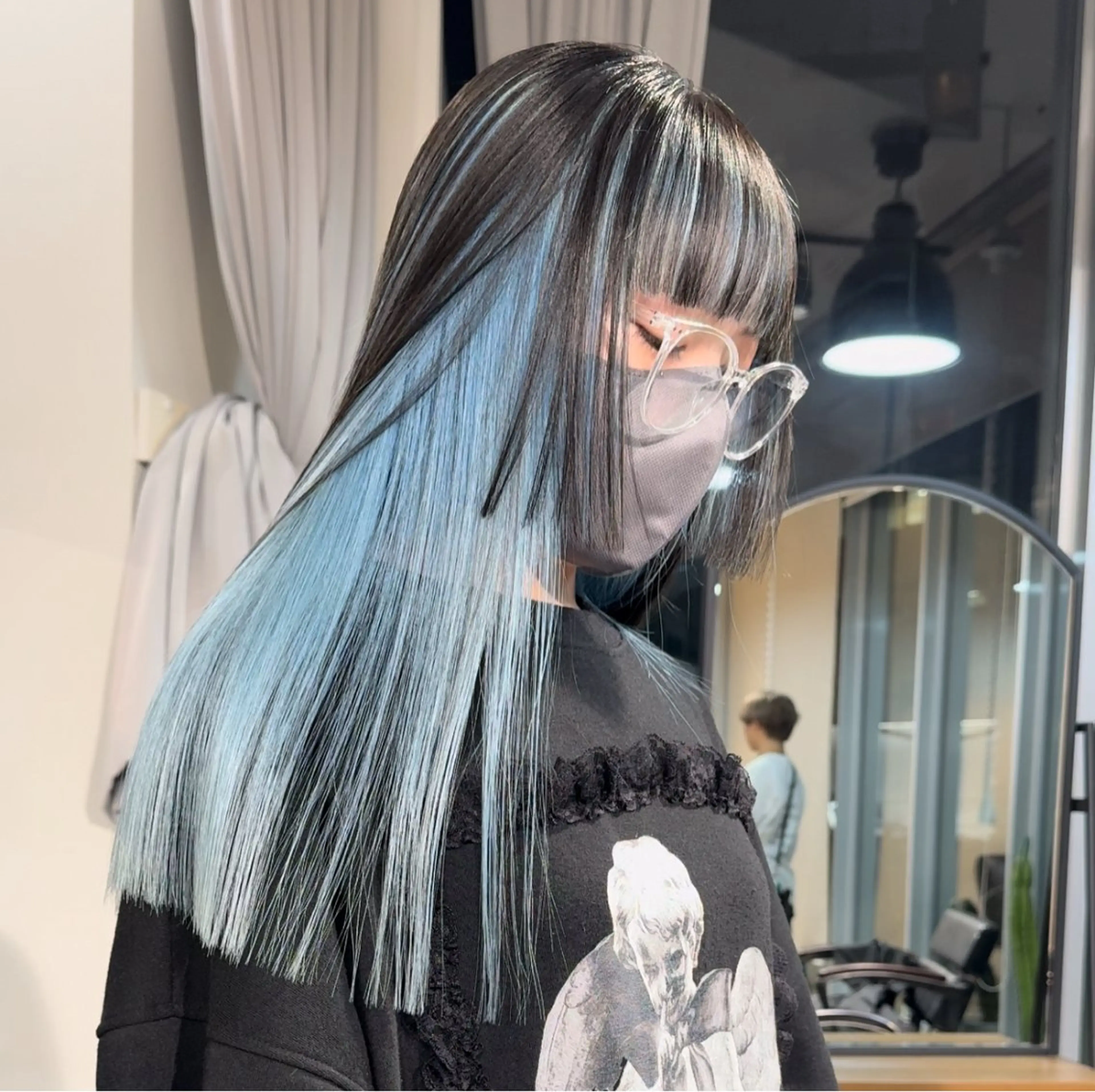 ロング カラー カット ヘアカラー トリートメント ヘアセット 💜ハイトーン💛 マジカルかいちゃんのヘアスタイル