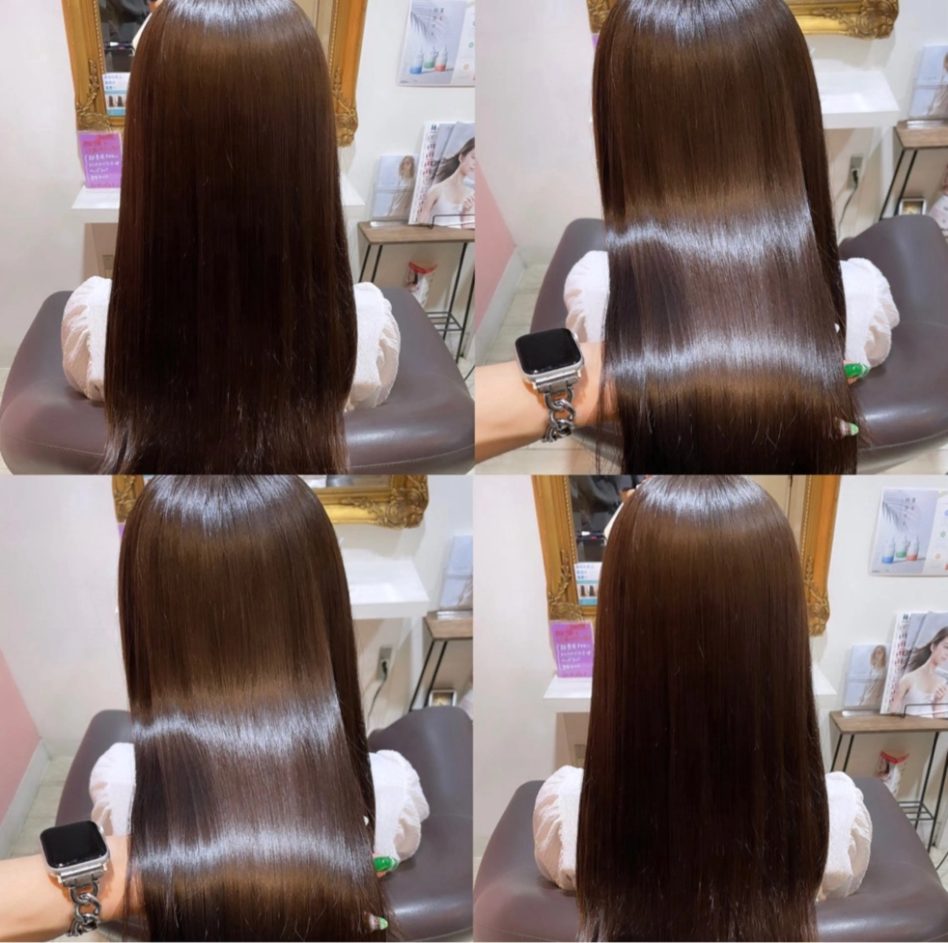 ロング カラー ヘアカラー トリートメント 髪質改善/透明感ヘア にちか🐰のヘアスタイル