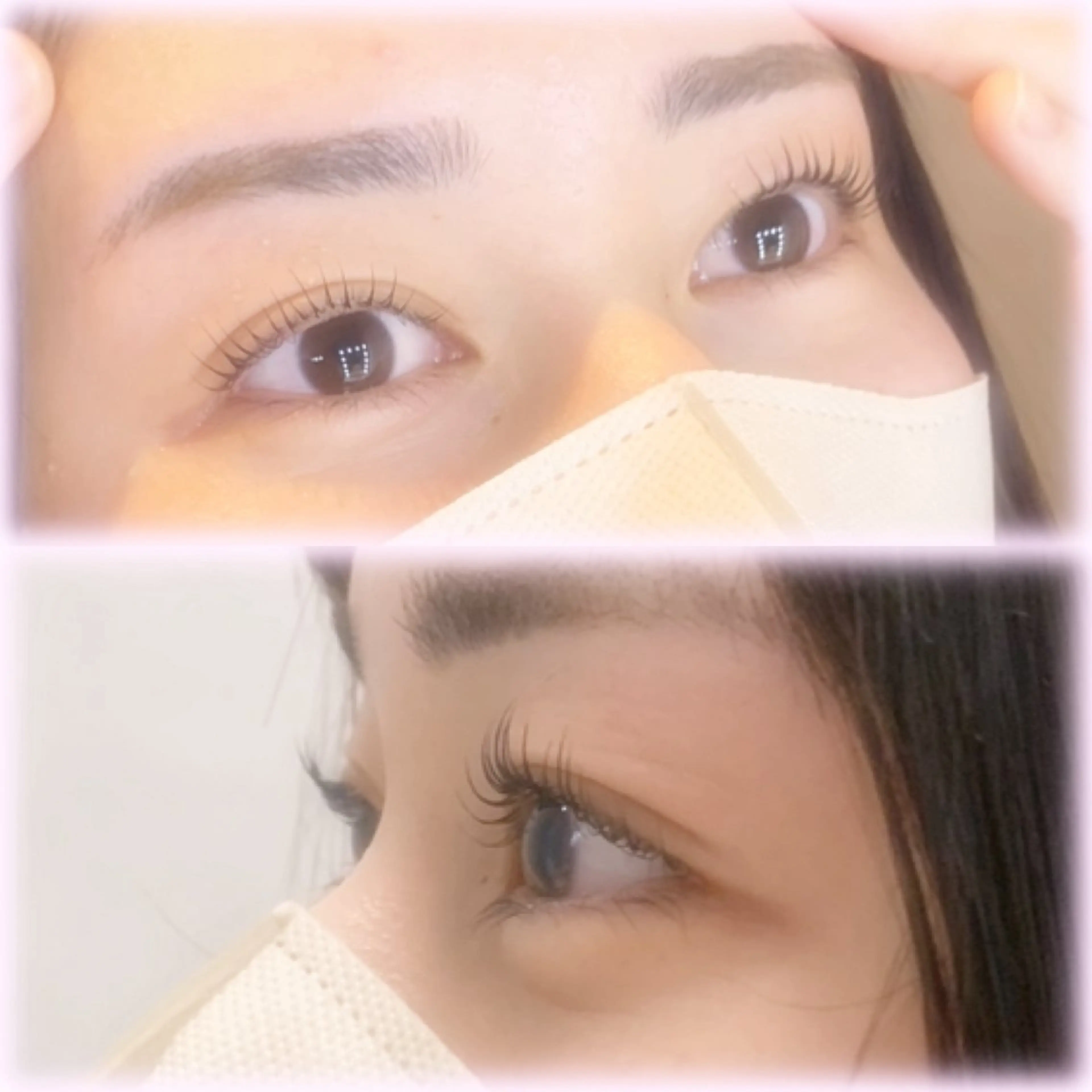 マツエク・マツパ 一重×まつ毛パーマ 💕萌愛 💕のマツエク・マツパデザイン