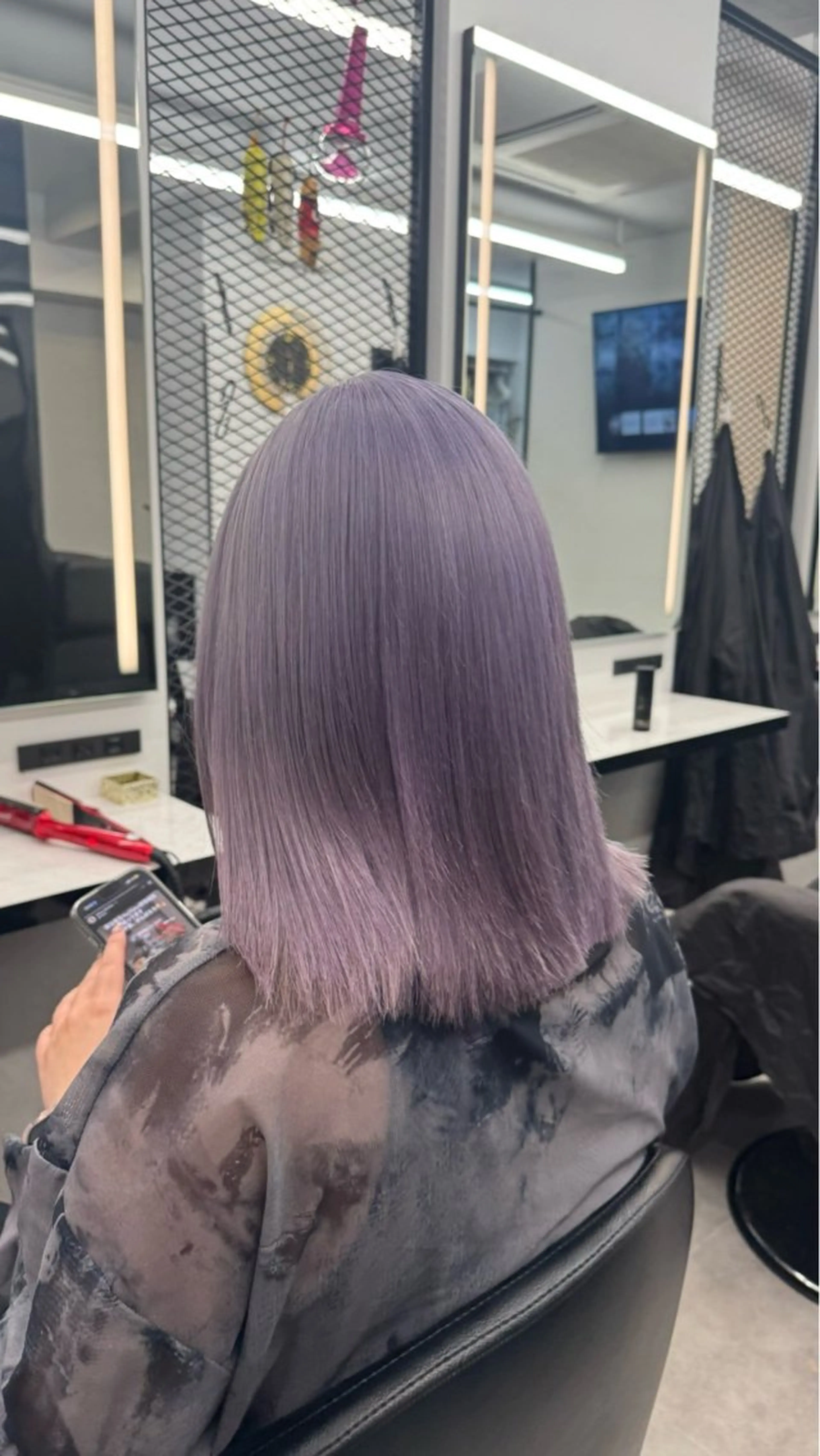 ミディアム ヘアカラー 🫧透明感・艶髪 カラー🫧クマガイのヘアスタイル