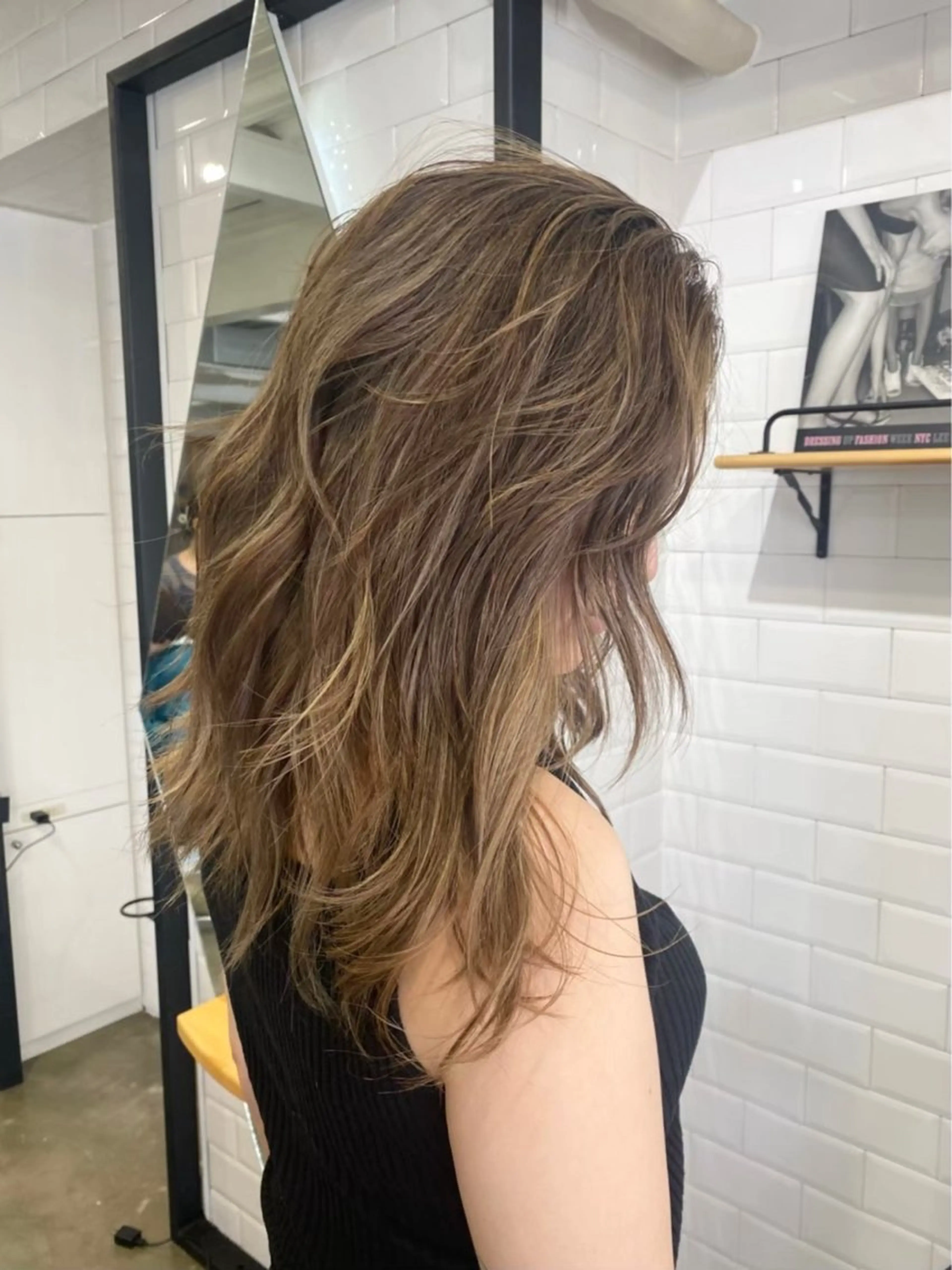 ロング カラー KOU×北谷× BY MY SIDEのヘアスタイル