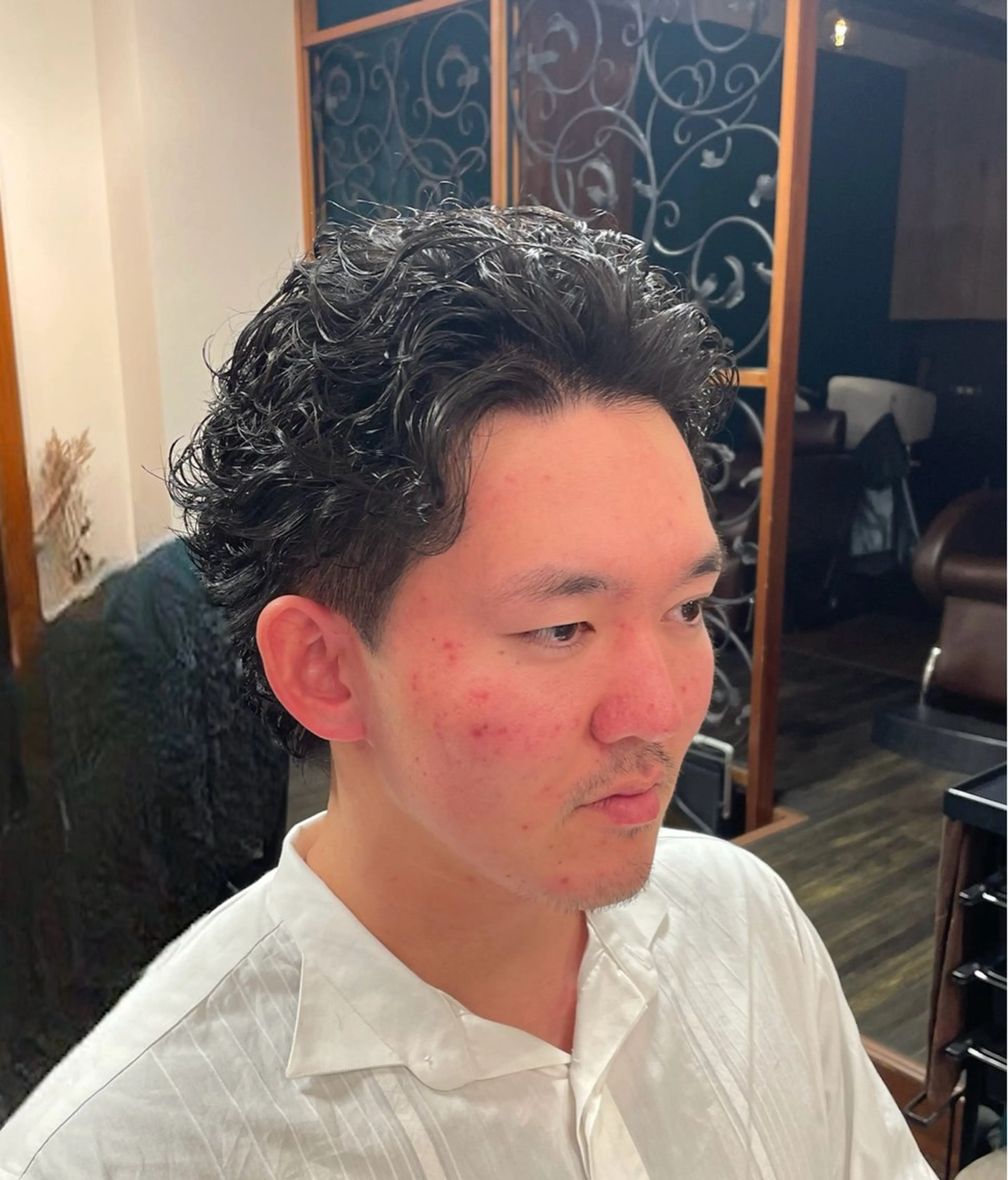 ショート パーマ メンズ 早稲田/メンズ専門 /フェード/葛西裕季のヘアスタイル