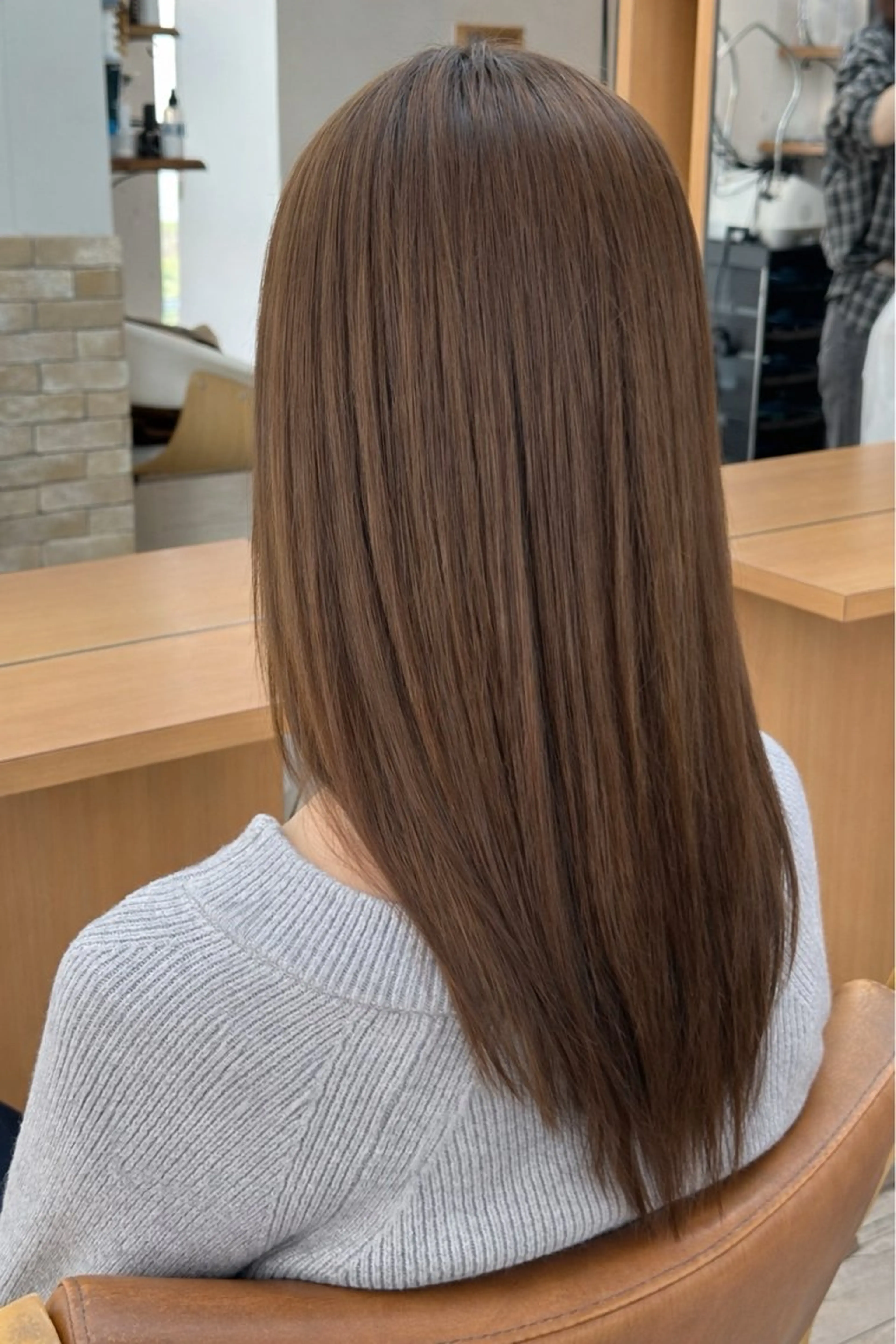 ロング 縮毛矯正 Reina 空き有のヘアスタイル