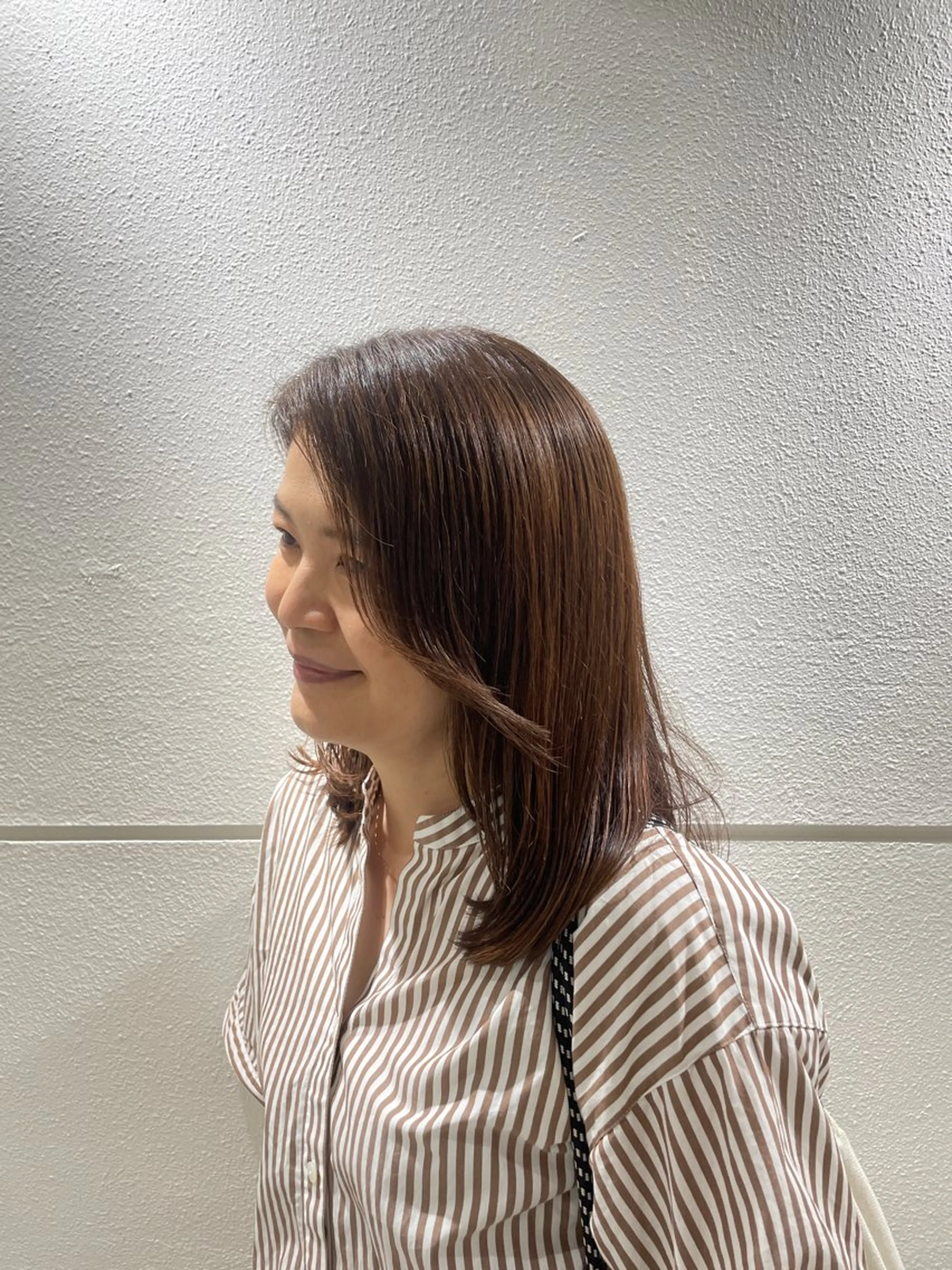 セミロング トリートメント 🪻ダブルカラー /透明感カラーRioのヘアスタイル