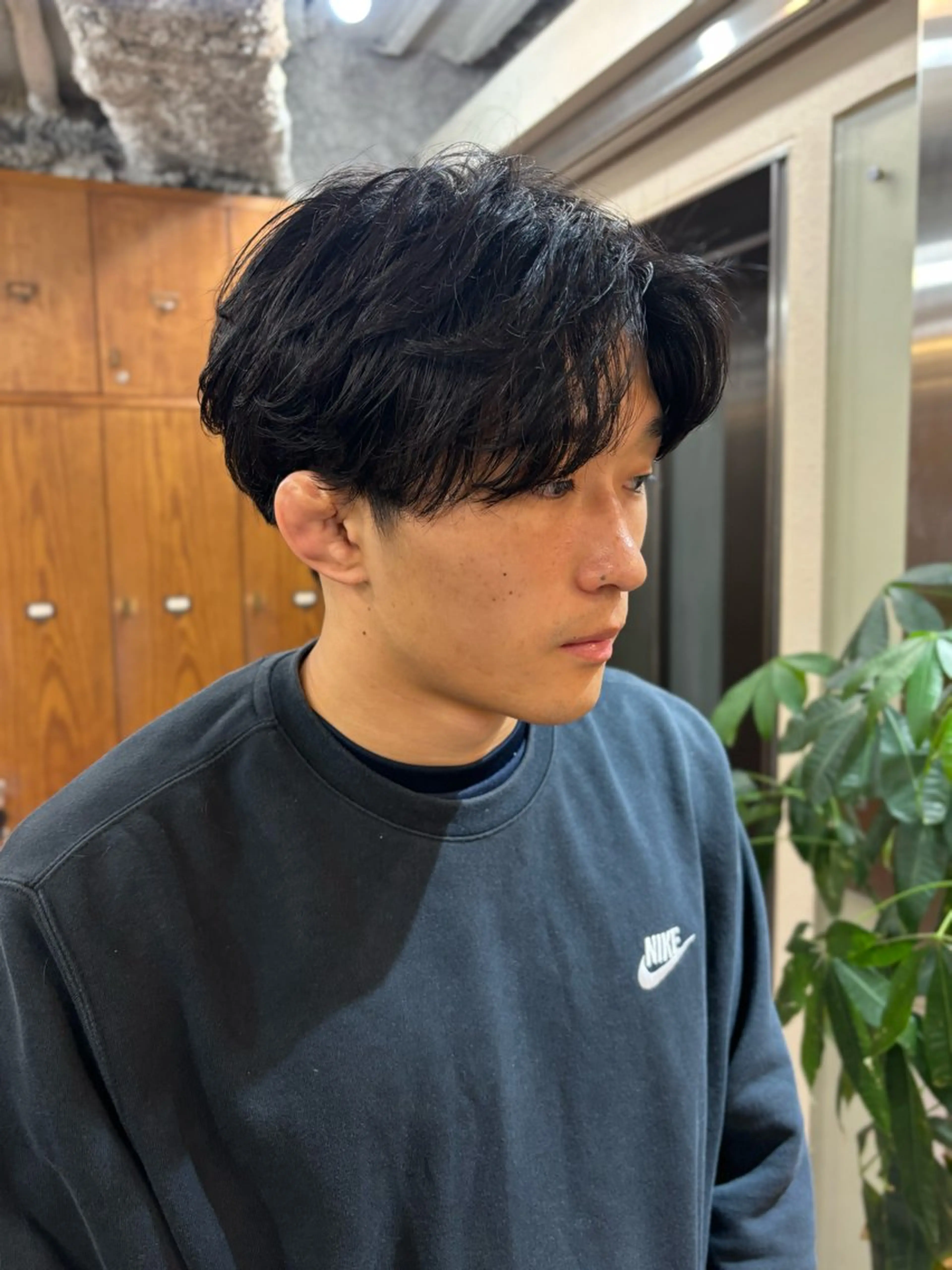 メンズ センターパート メンズパーマ 高橋祐一/ メンズ特化美容師のヘアスタイル