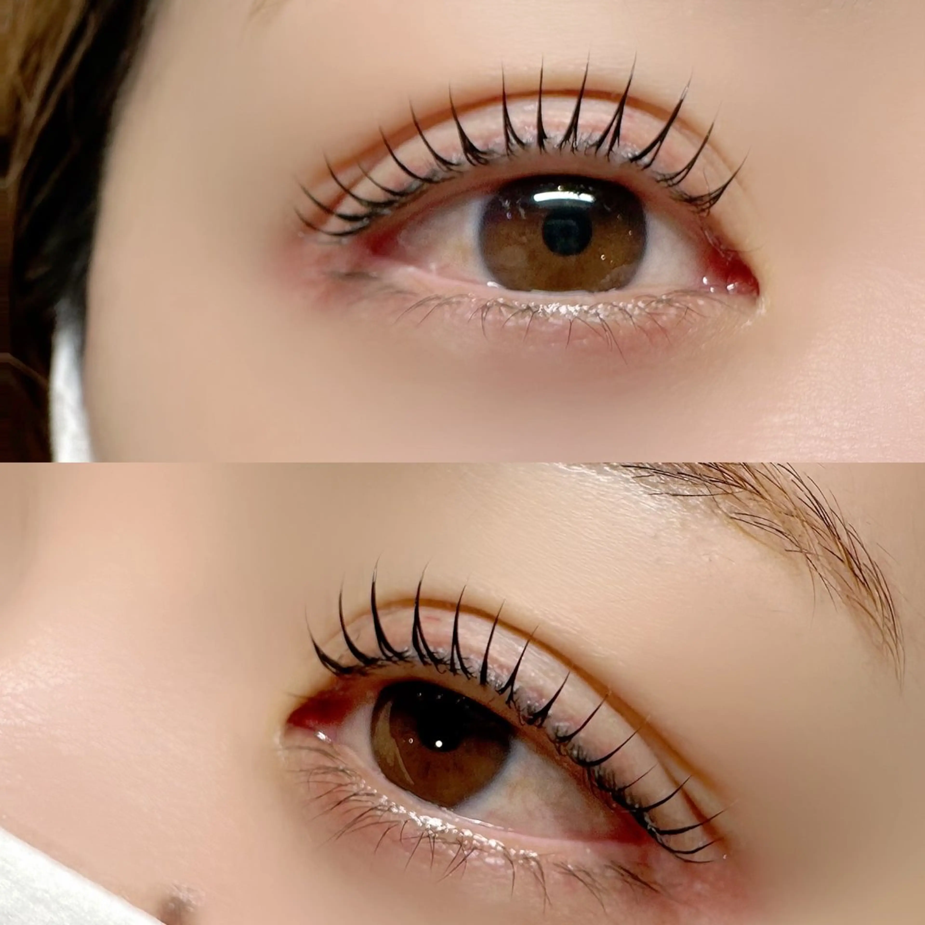 似合わせまつげパーマ(上)+高濃度オーガニックケラチンTRの写真