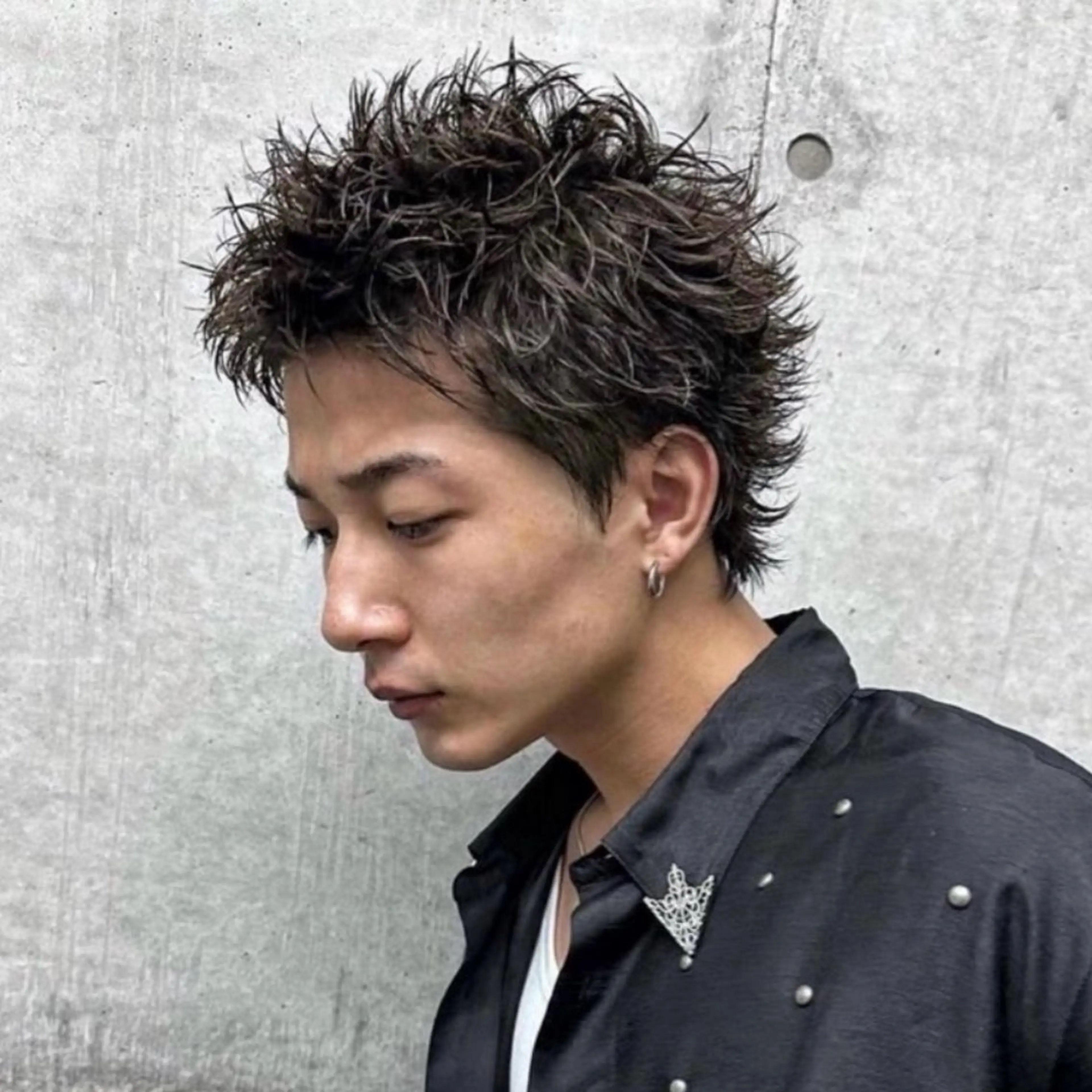 パーマ メンズ カット パーマ ハイトーン/パーマ/ メンズ / 櫻本🌐のヘアスタイル