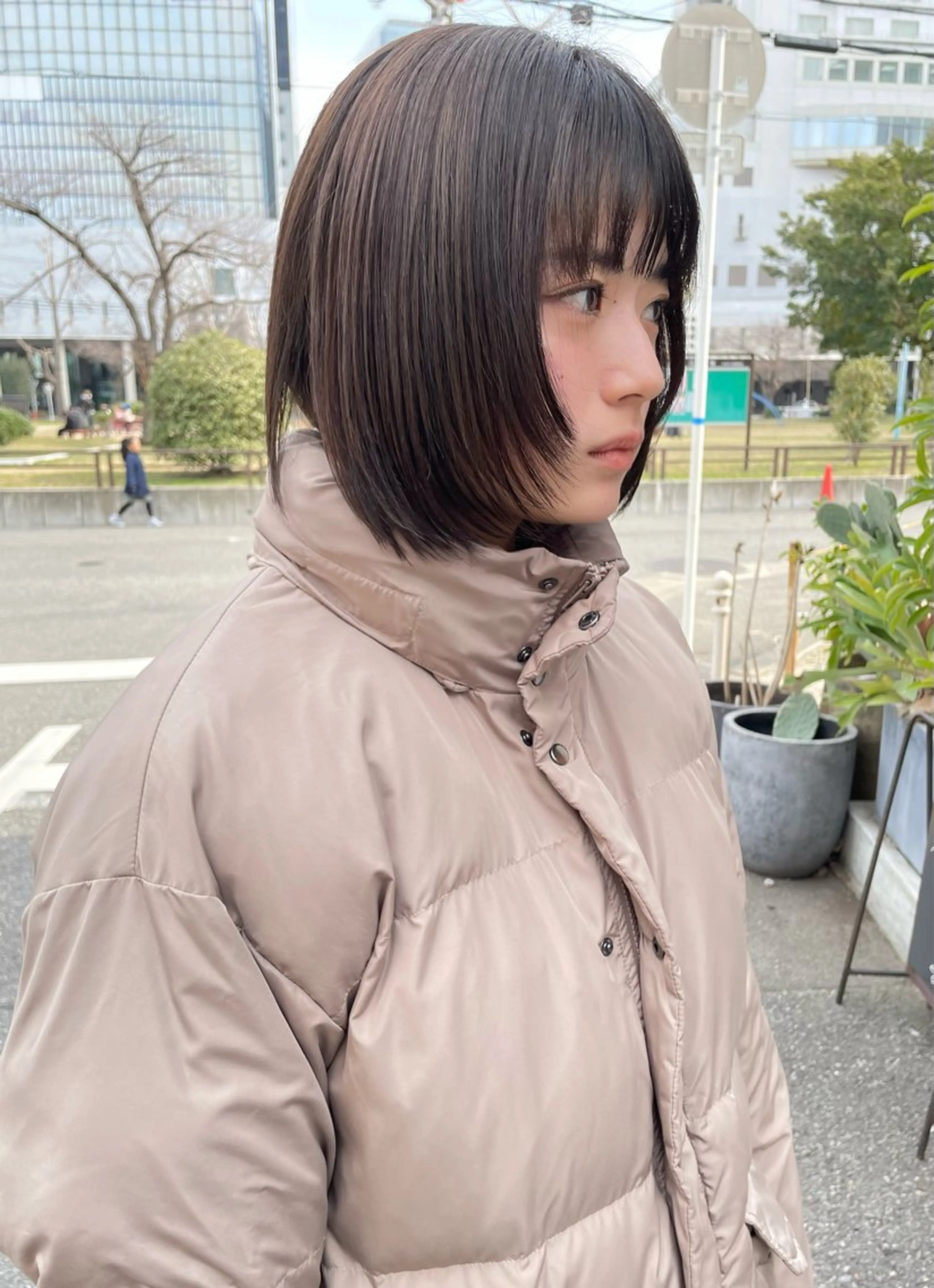 ショート カット ヘアカラー トリートメント ボブ／パーマ指名 No. 1🍃れんとのヘアスタイル