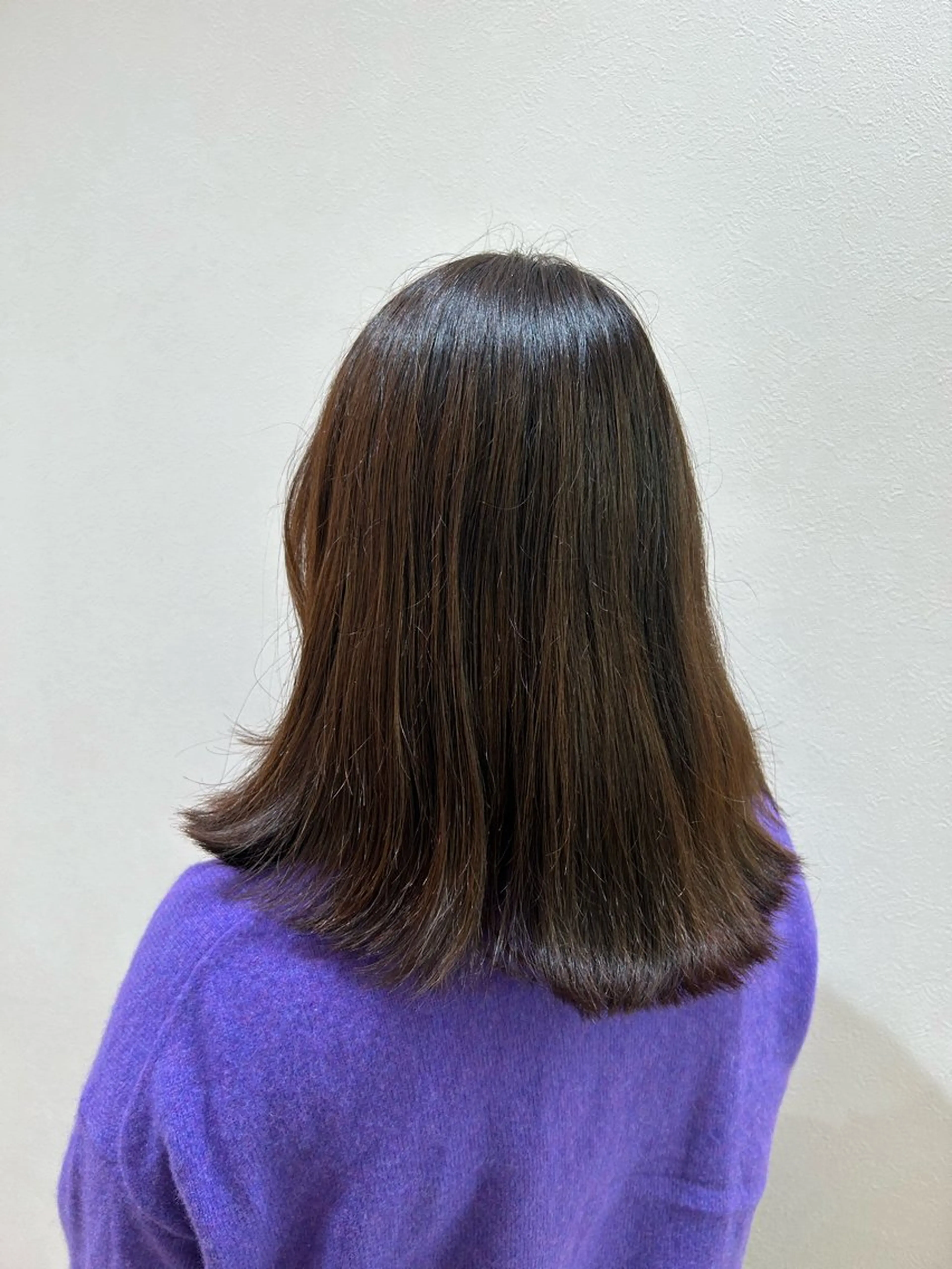 セミロング カット 横浜カラー/パーマ/ SAKI💫のヘアスタイル