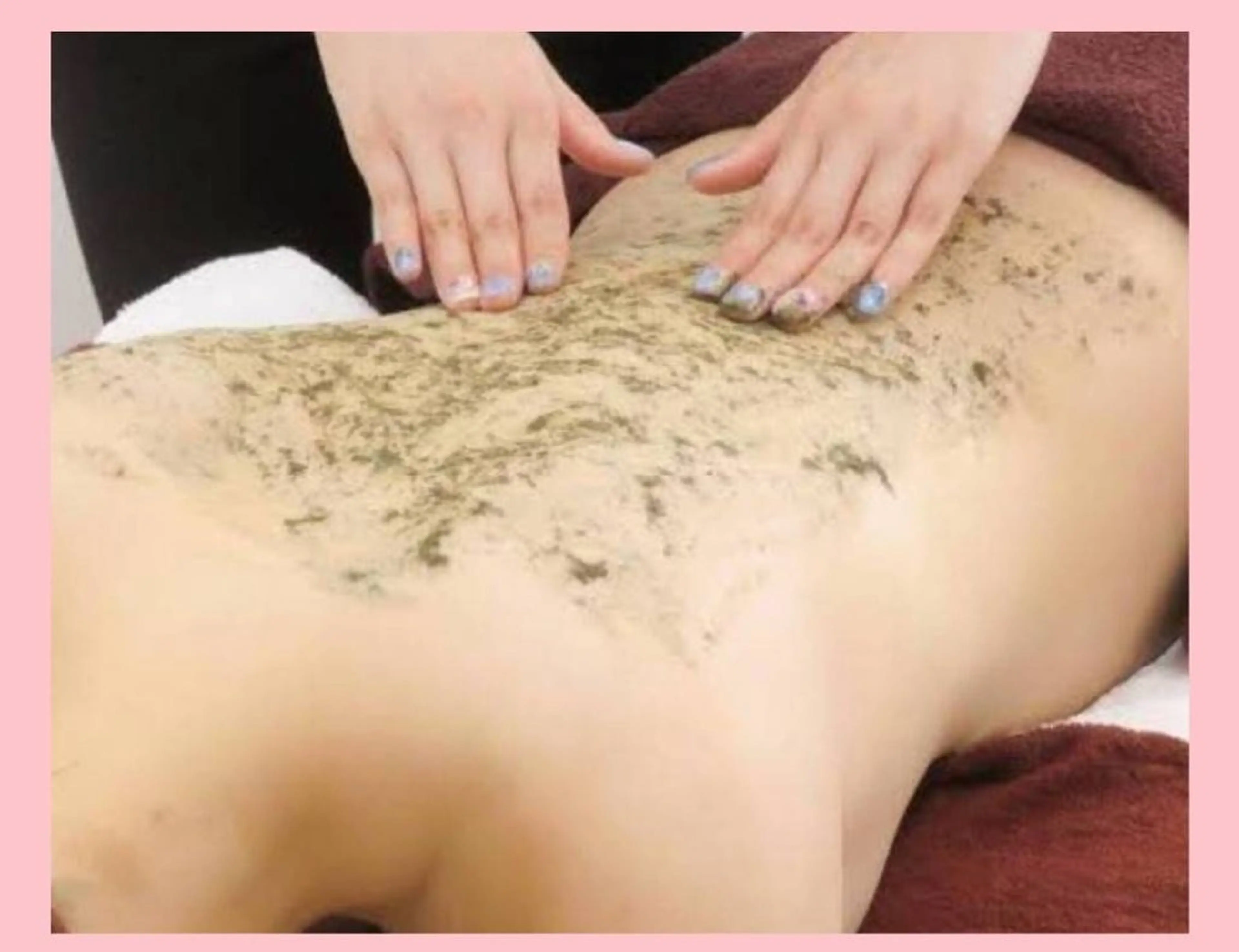 🌿剥けないBodyハーブピーリング🌿背中、腰、二の腕、お尻、デコルテ等🩵肌のザラつき、軽度のトラブルの方に🩵の写真