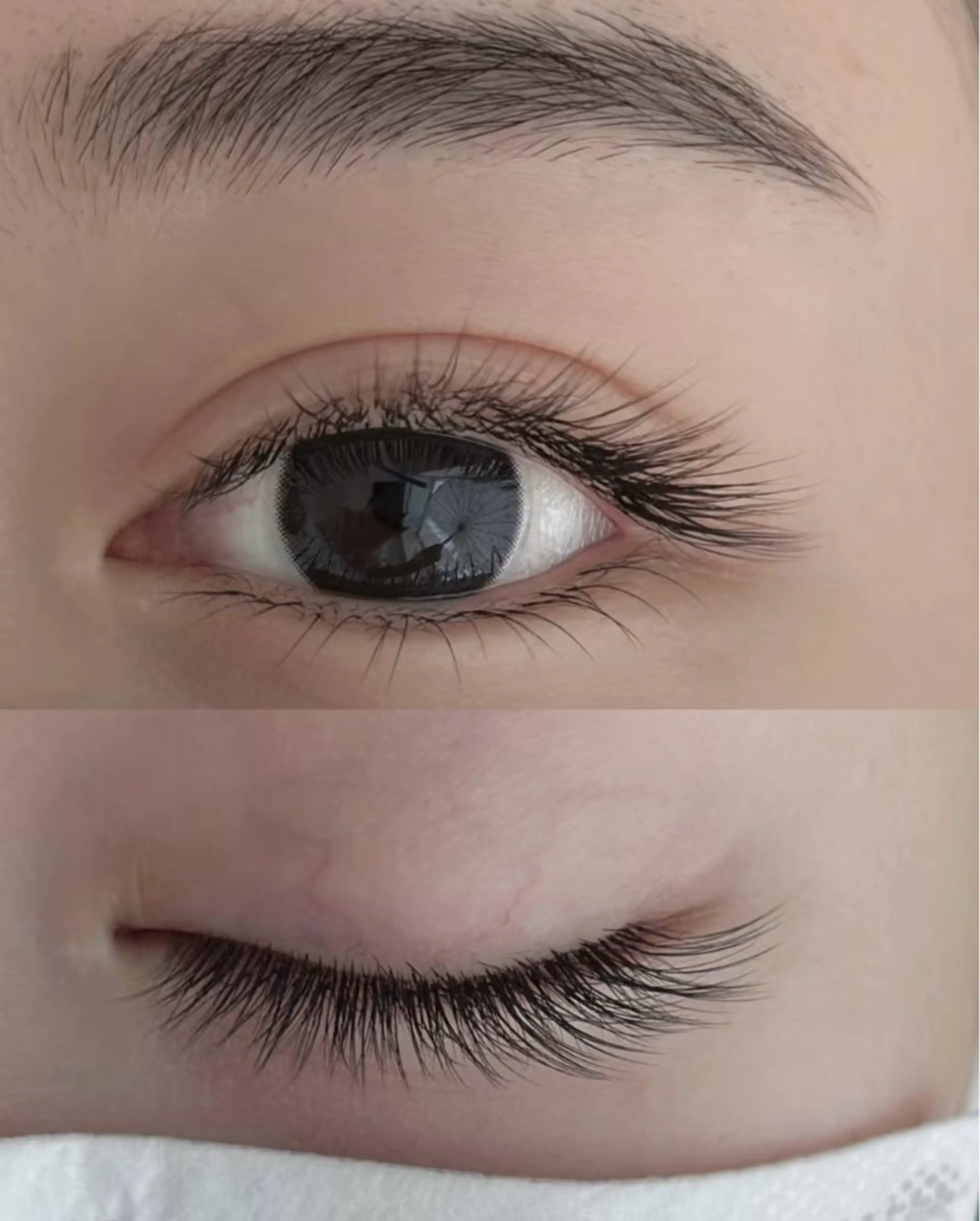 マツエク・マツパ バインドロック 束感まつ毛 フラットラッシュ 韓国風マツエク ナチュラル マツエク RiRi ネイル/マツエクのネイルデザイン