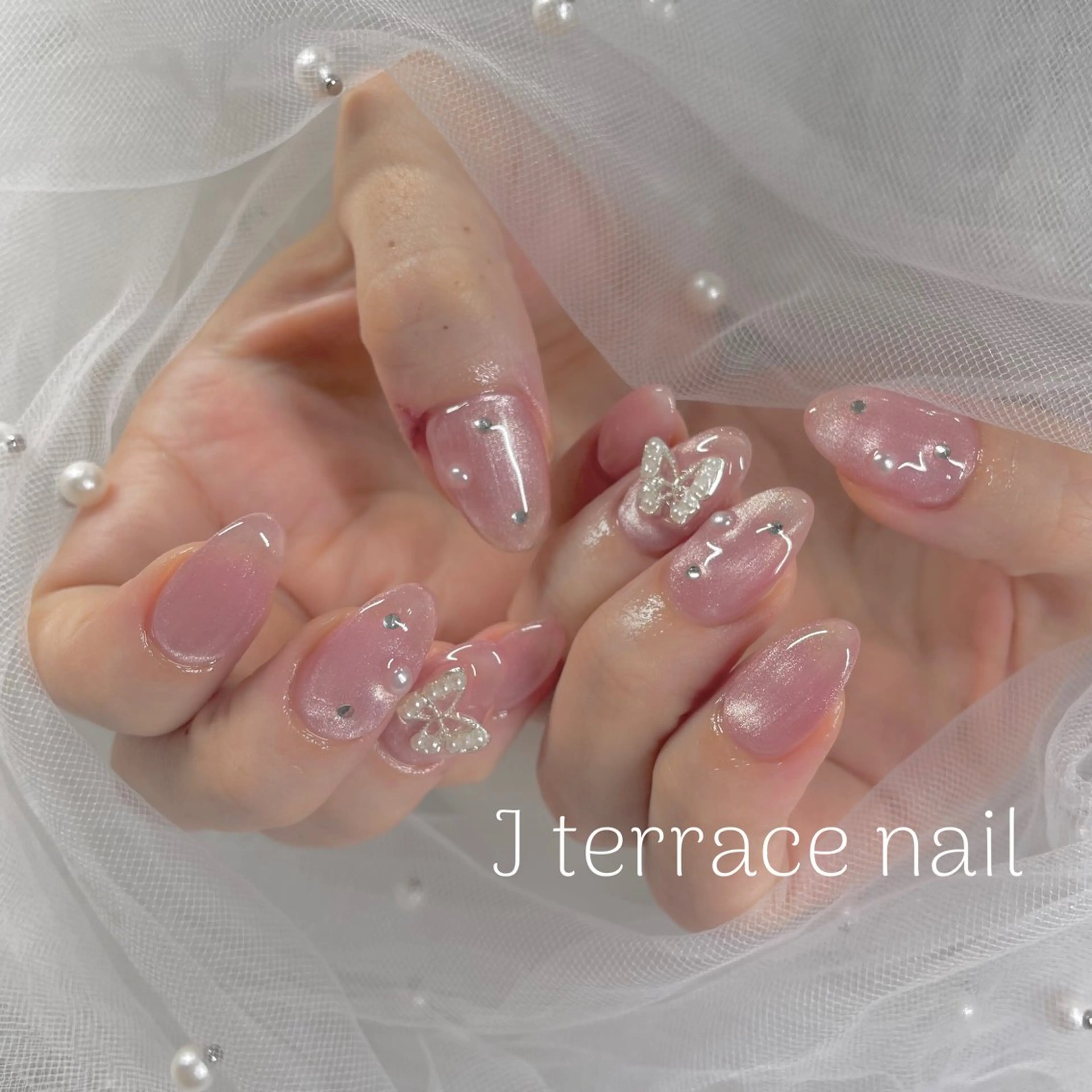 ネイル ジェルネイル マグネットネイル J terrace Nailのネイルデザイン
