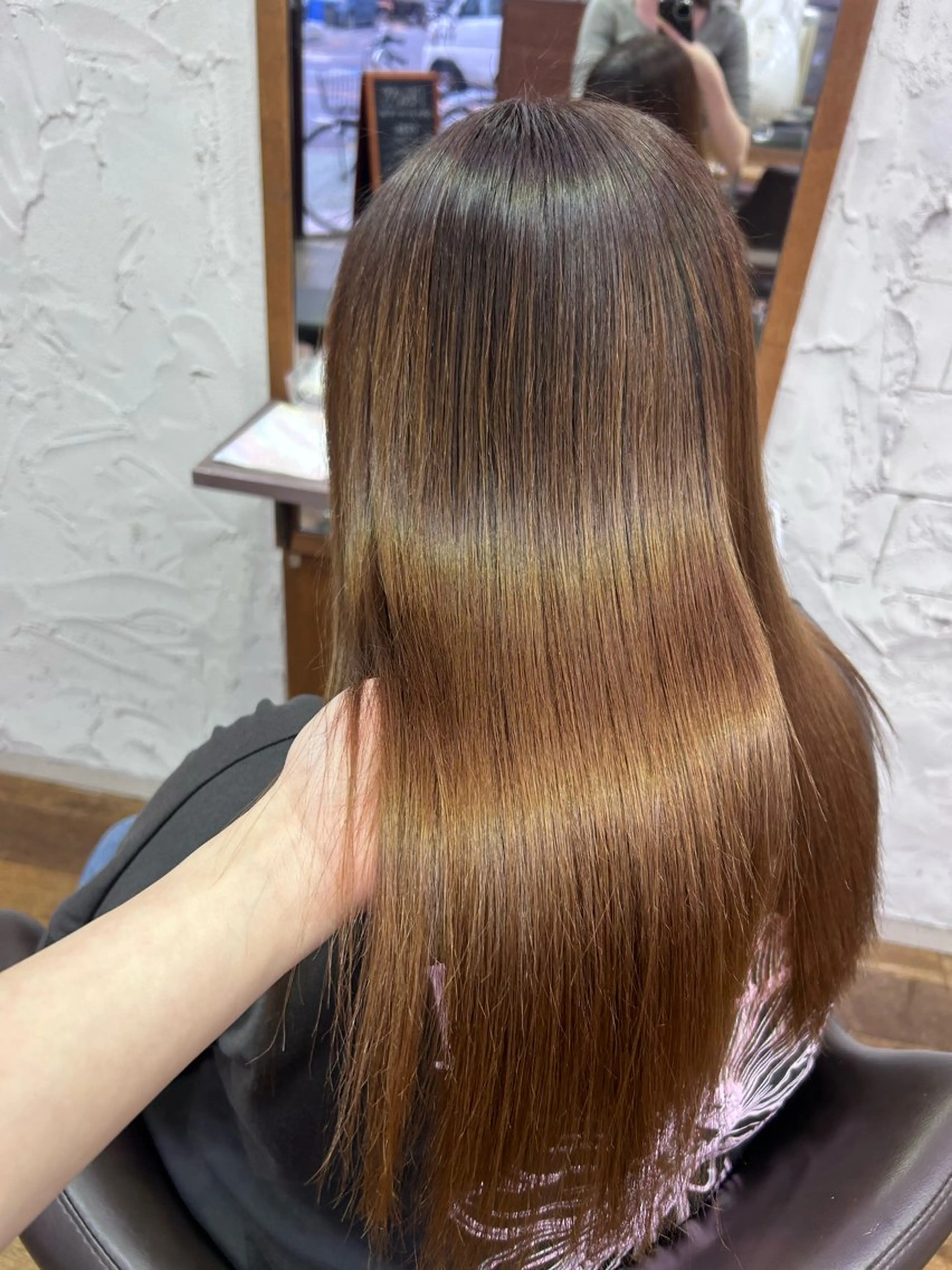 ロング ハイトーン×艶カラー 🤍MIZUKIのヘアスタイル