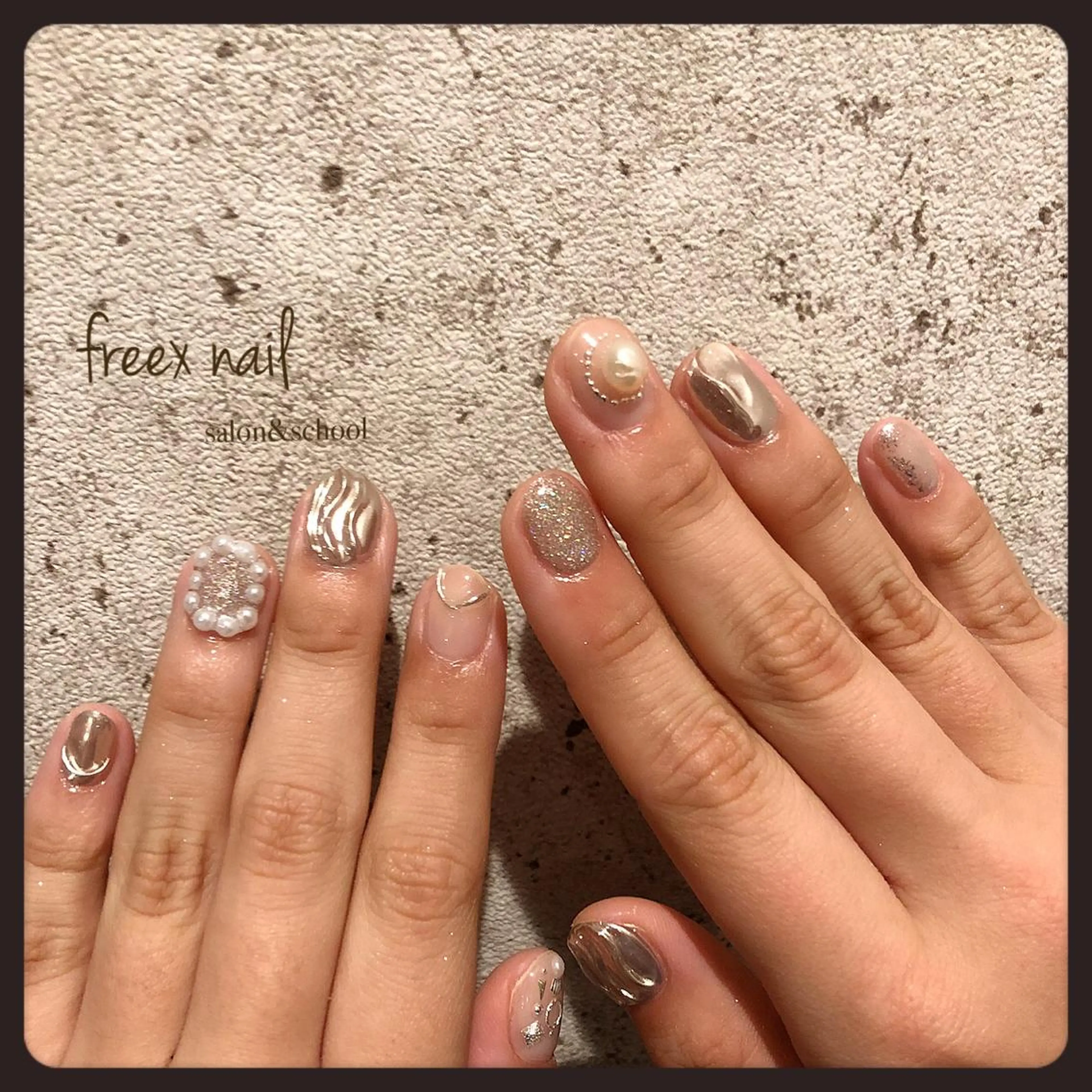 ネイル Freex nail所属・freex nail /ニュアンス/個性派のネイルデザイン