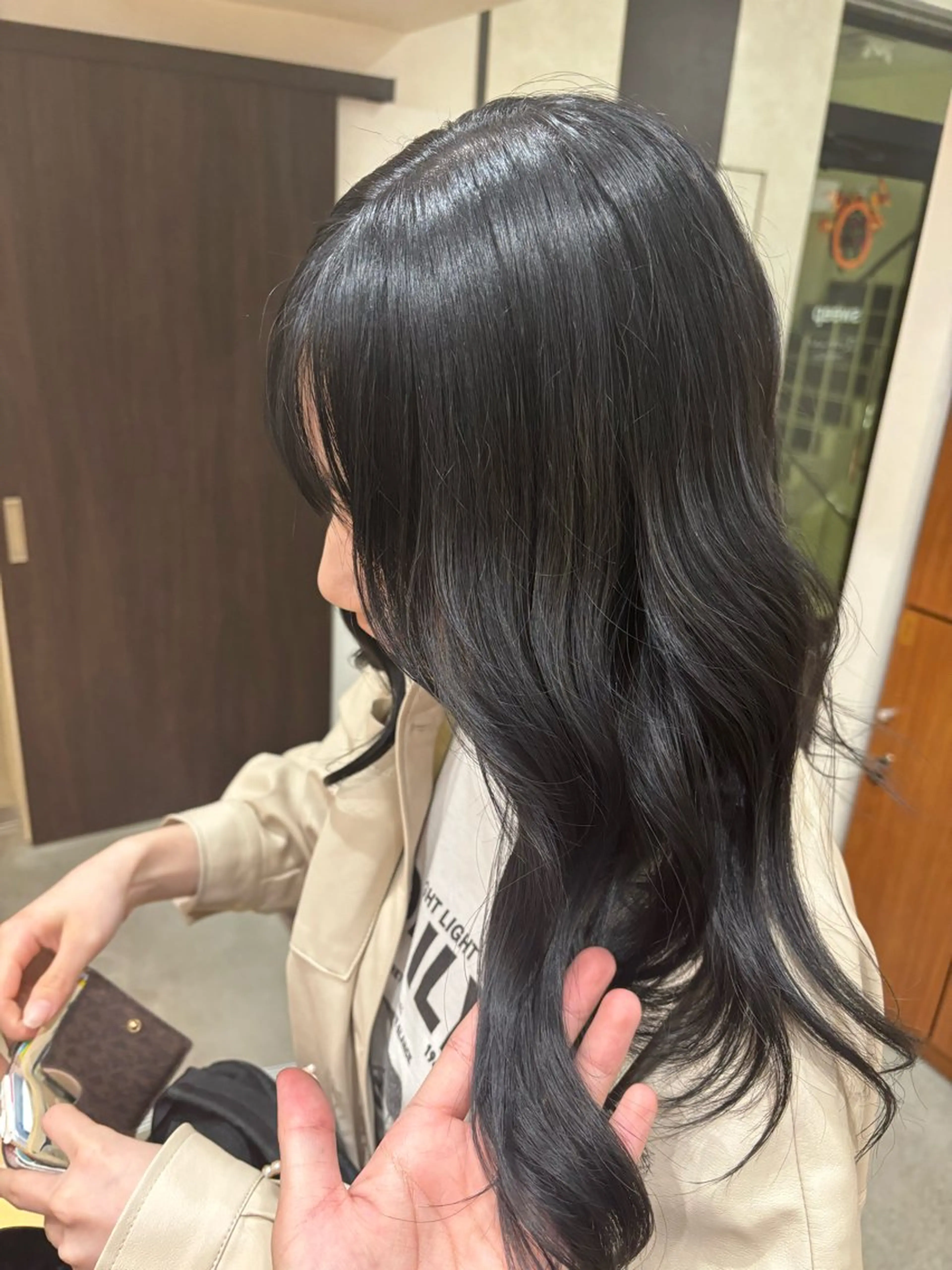 🦋【ブリーチ無し】透明感カラー🦋➕Aujua3ステップトリートメントの写真