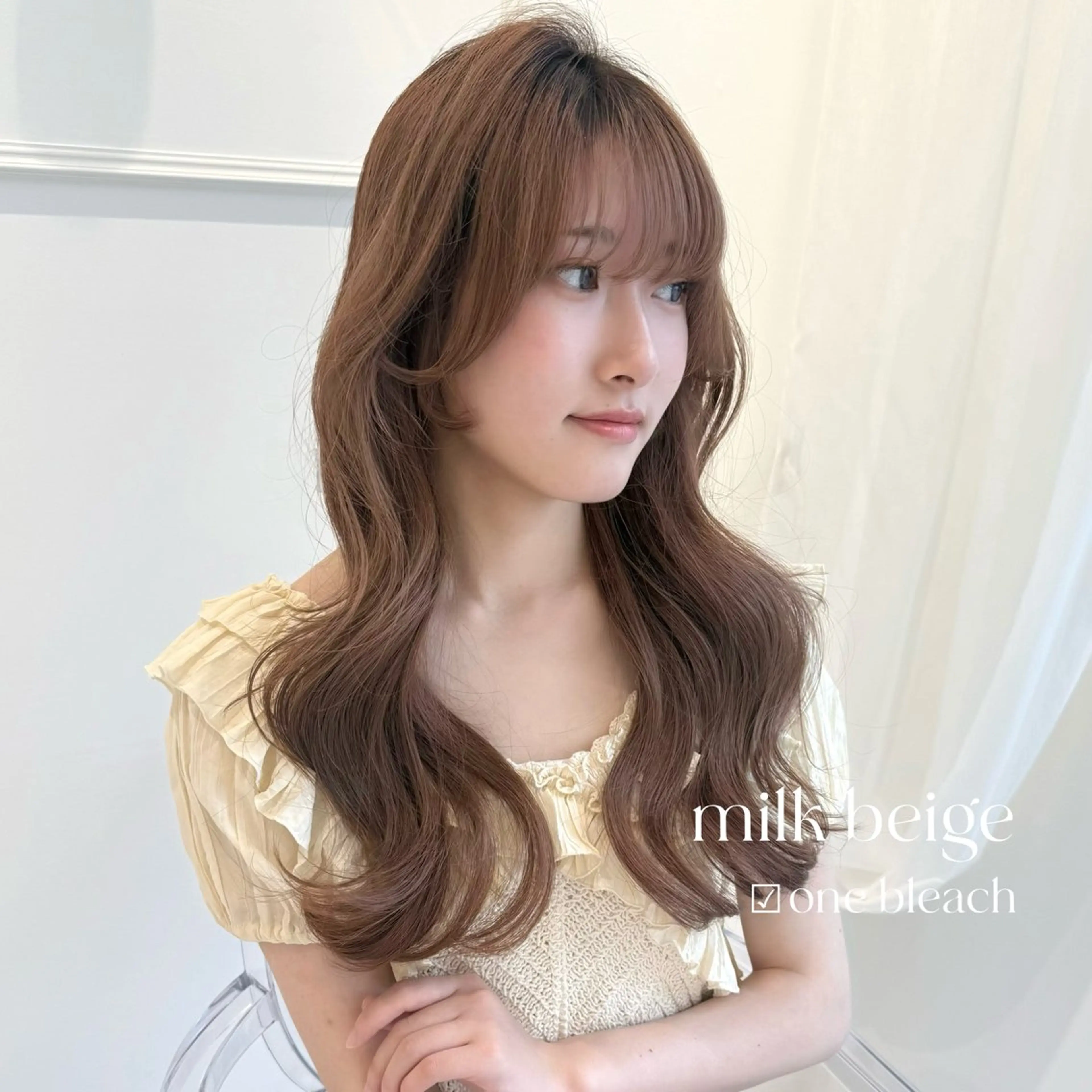 ロング カラー ヘアカラー ParveMix￤ 大賀さつき🍨🤍のヘアスタイル