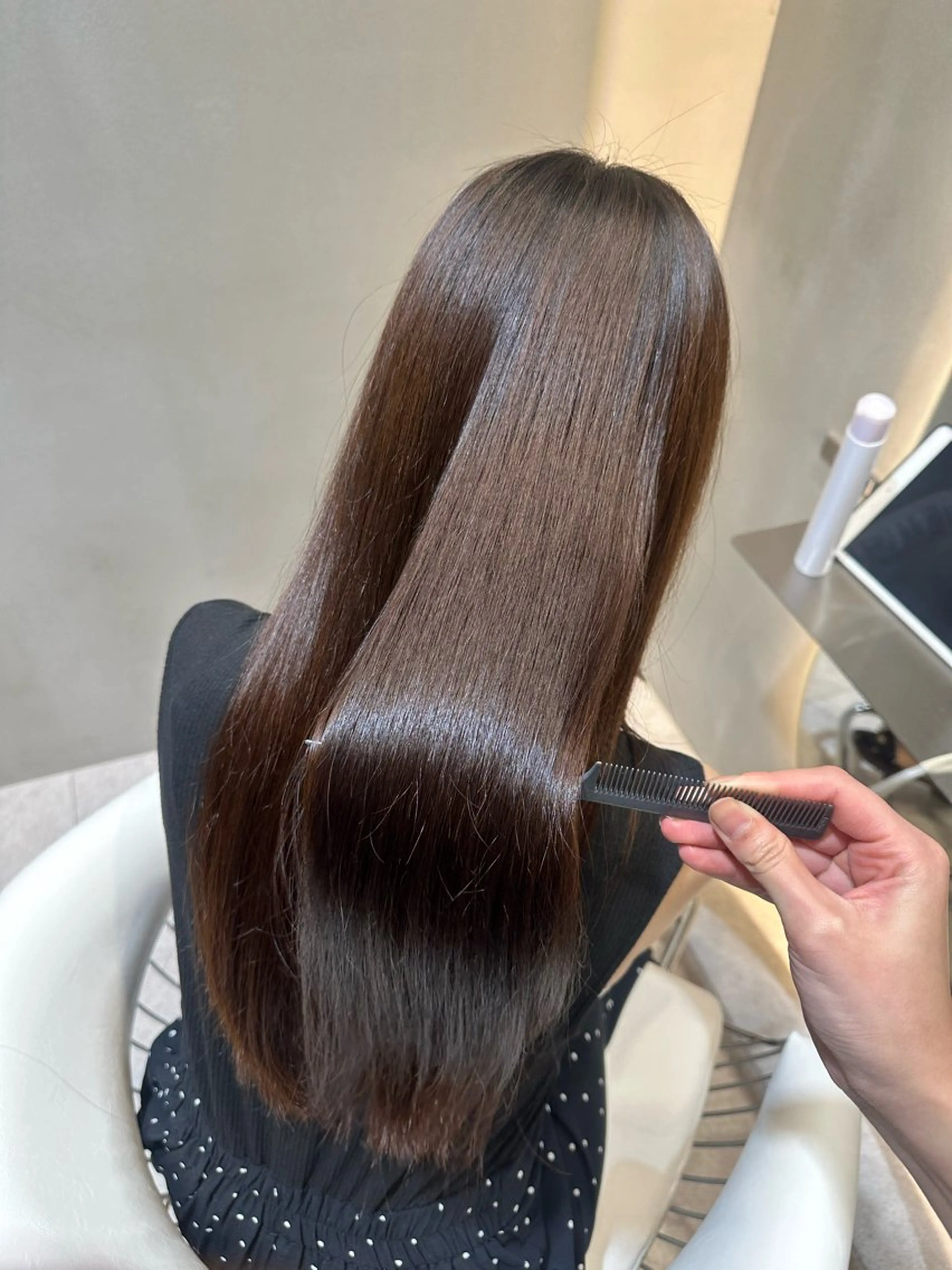 ロング トリートメント 透明感カラー/伊藤 陸/soigneのヘアスタイル
