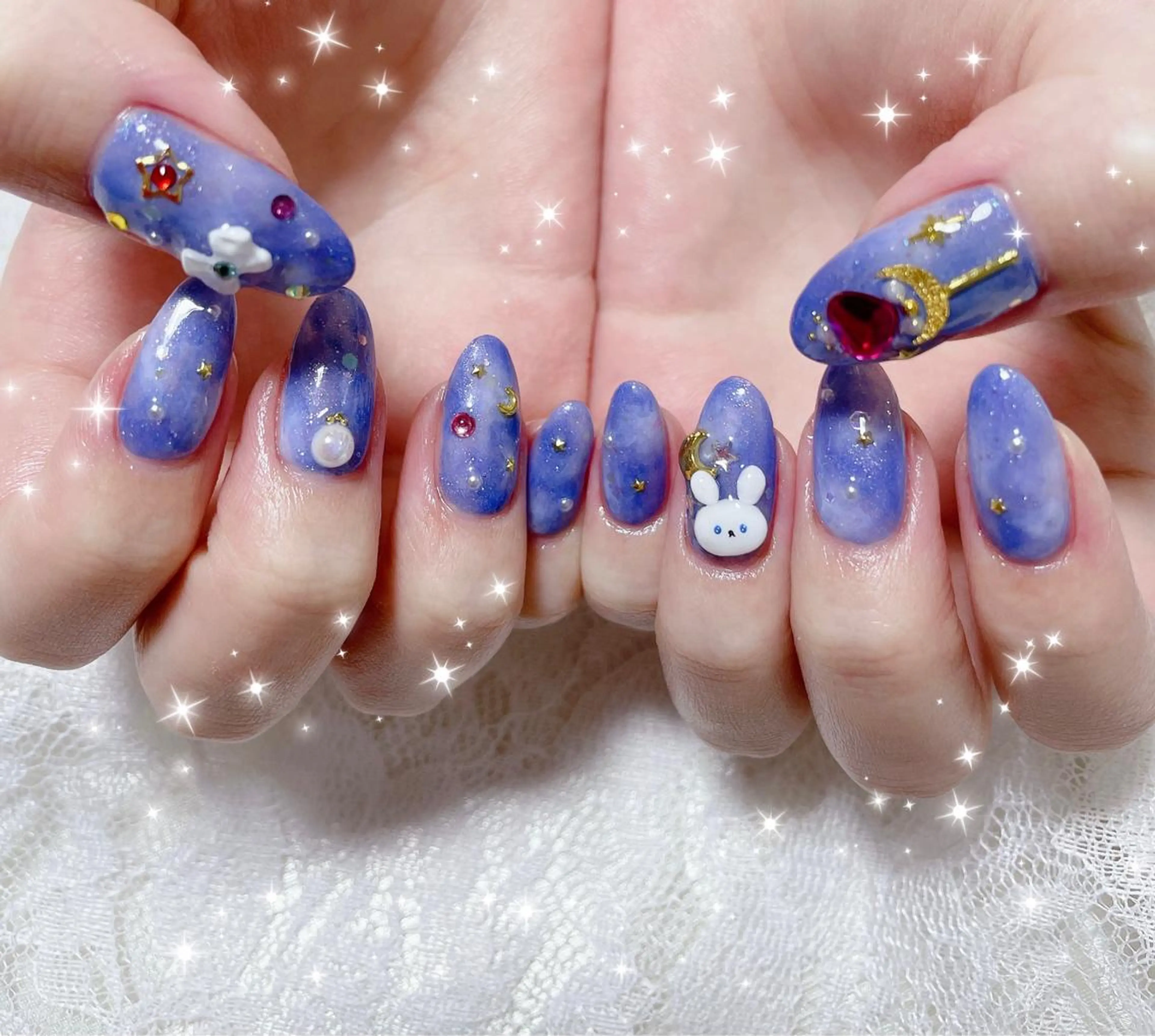 ネイル ハンドネイル FLARE NAIL フレアネイルのネイルデザイン