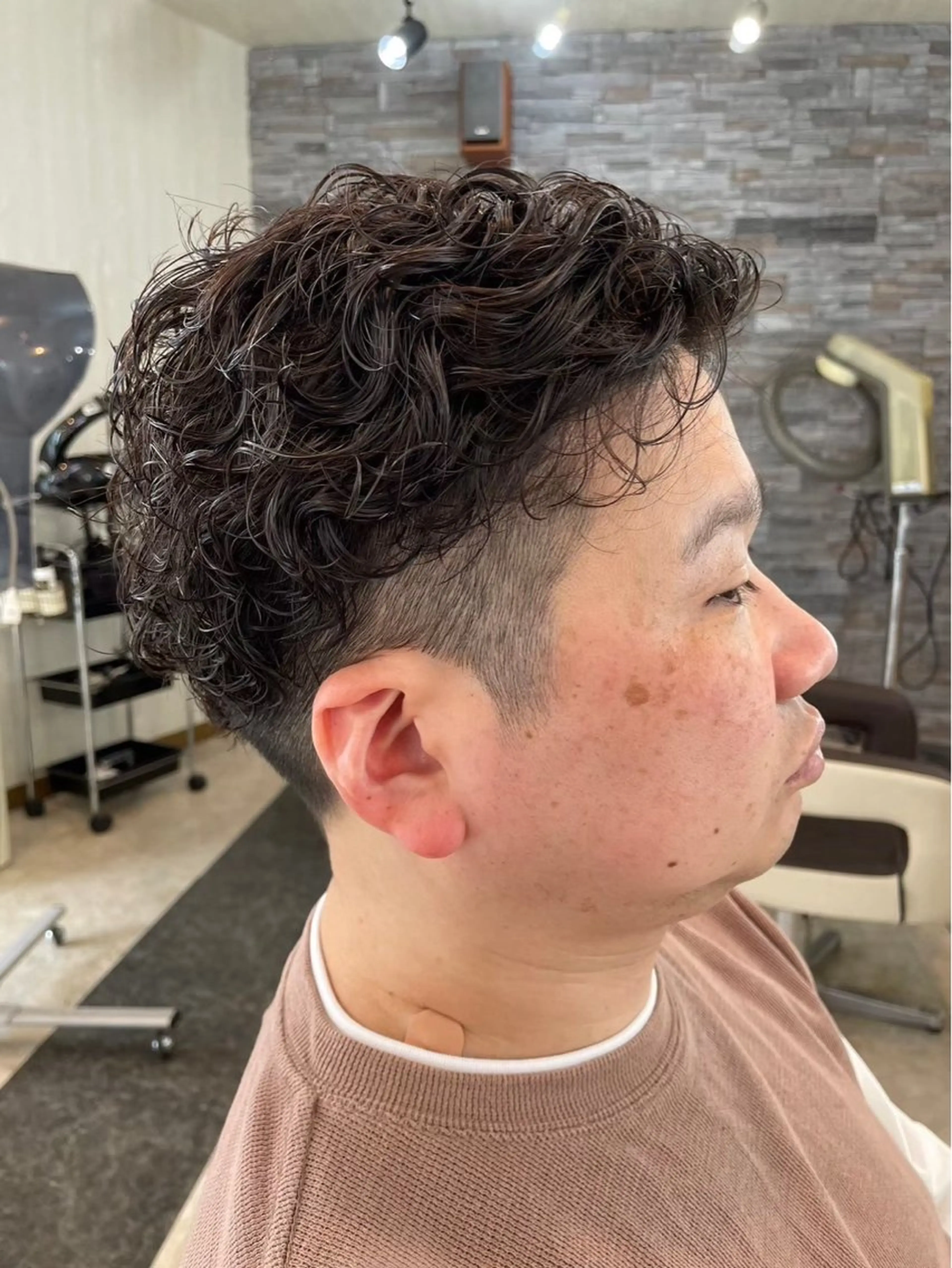 パーマ メンズ 平井 沙希のヘアスタイル
