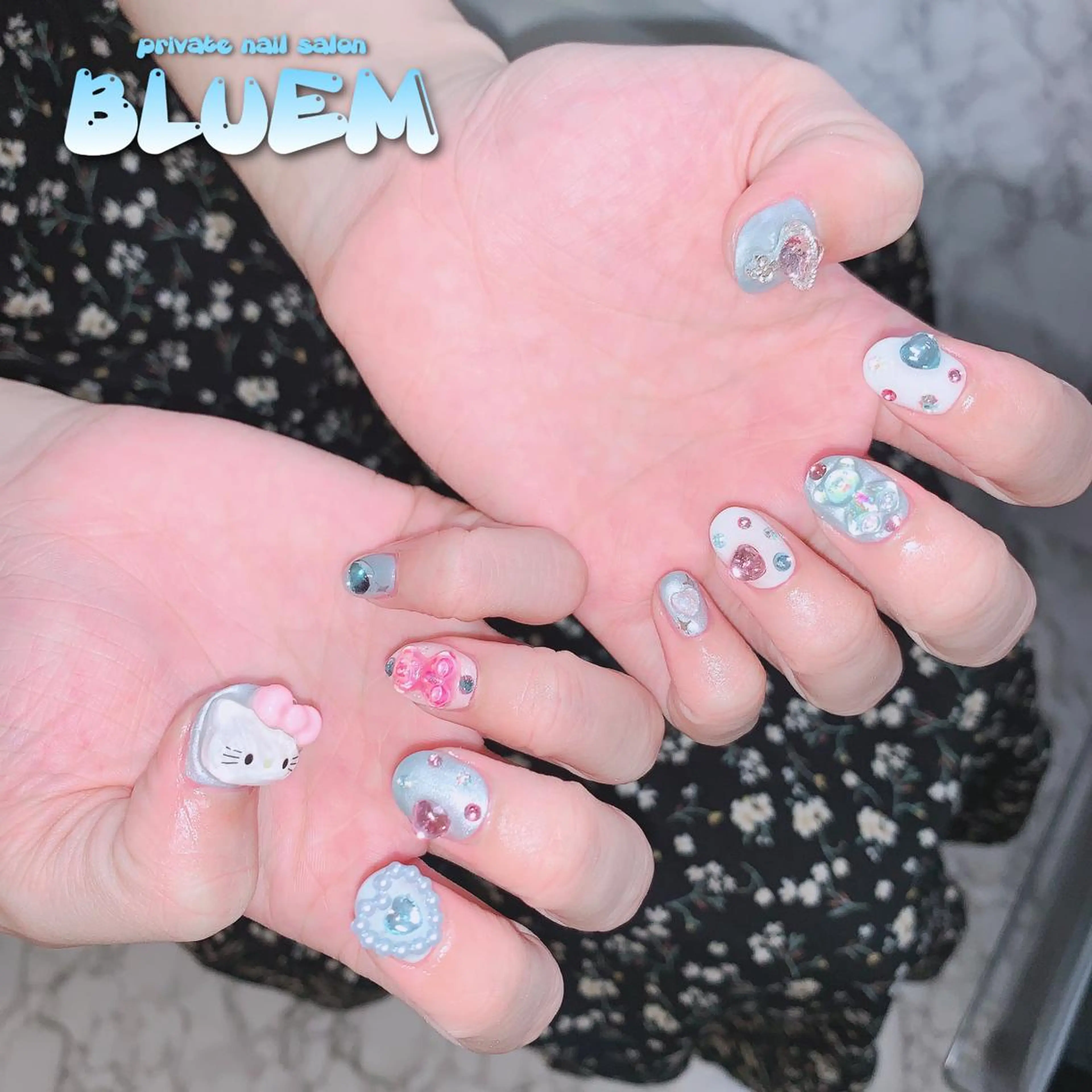 ネイル ハンドネイル BLUEM なな🐶のネイルデザイン