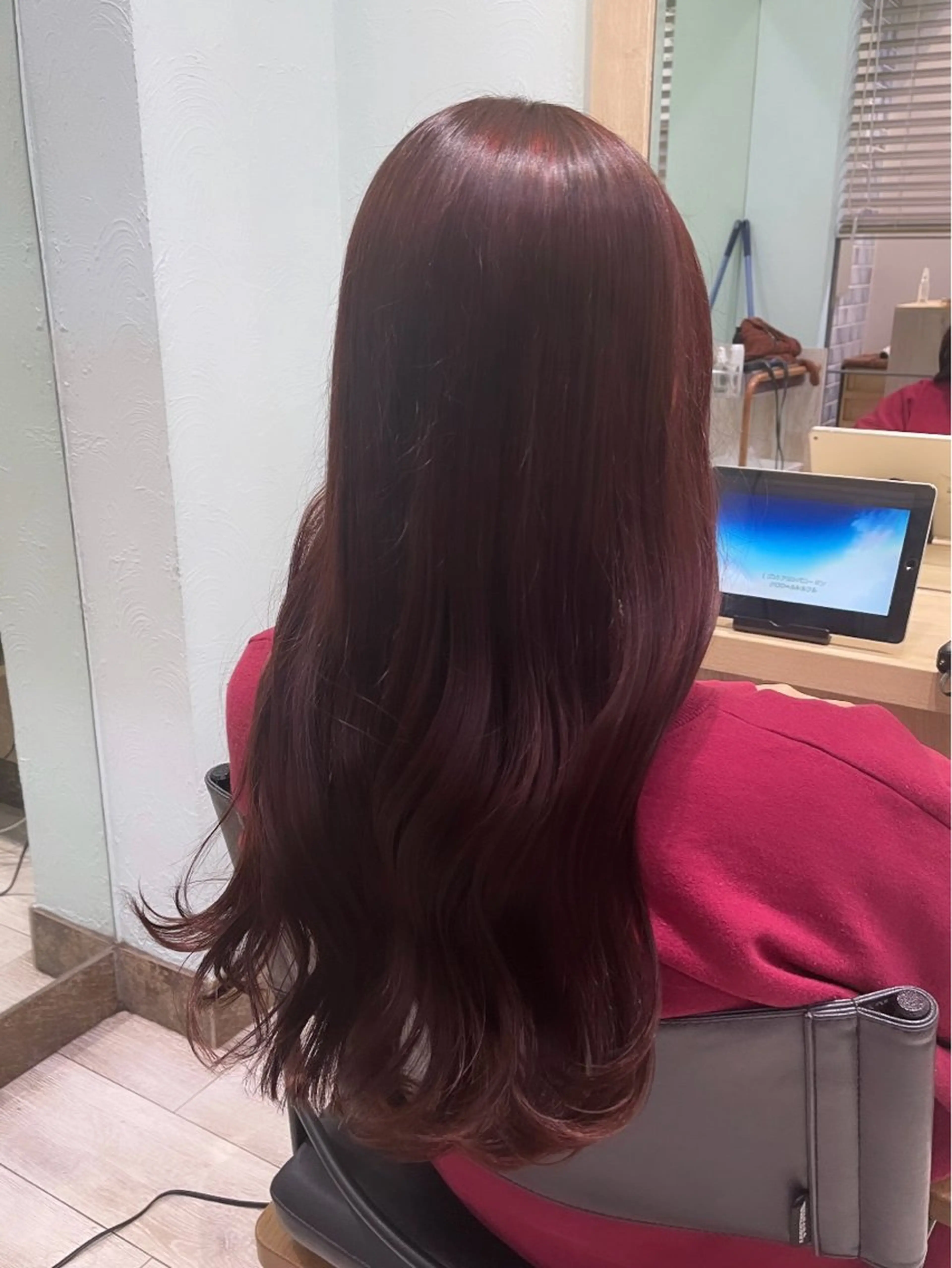 ロング カラー カット ヘアカラー トリートメント 仙台/艶髪/暗髪/ MIZUHOのヘアスタイル