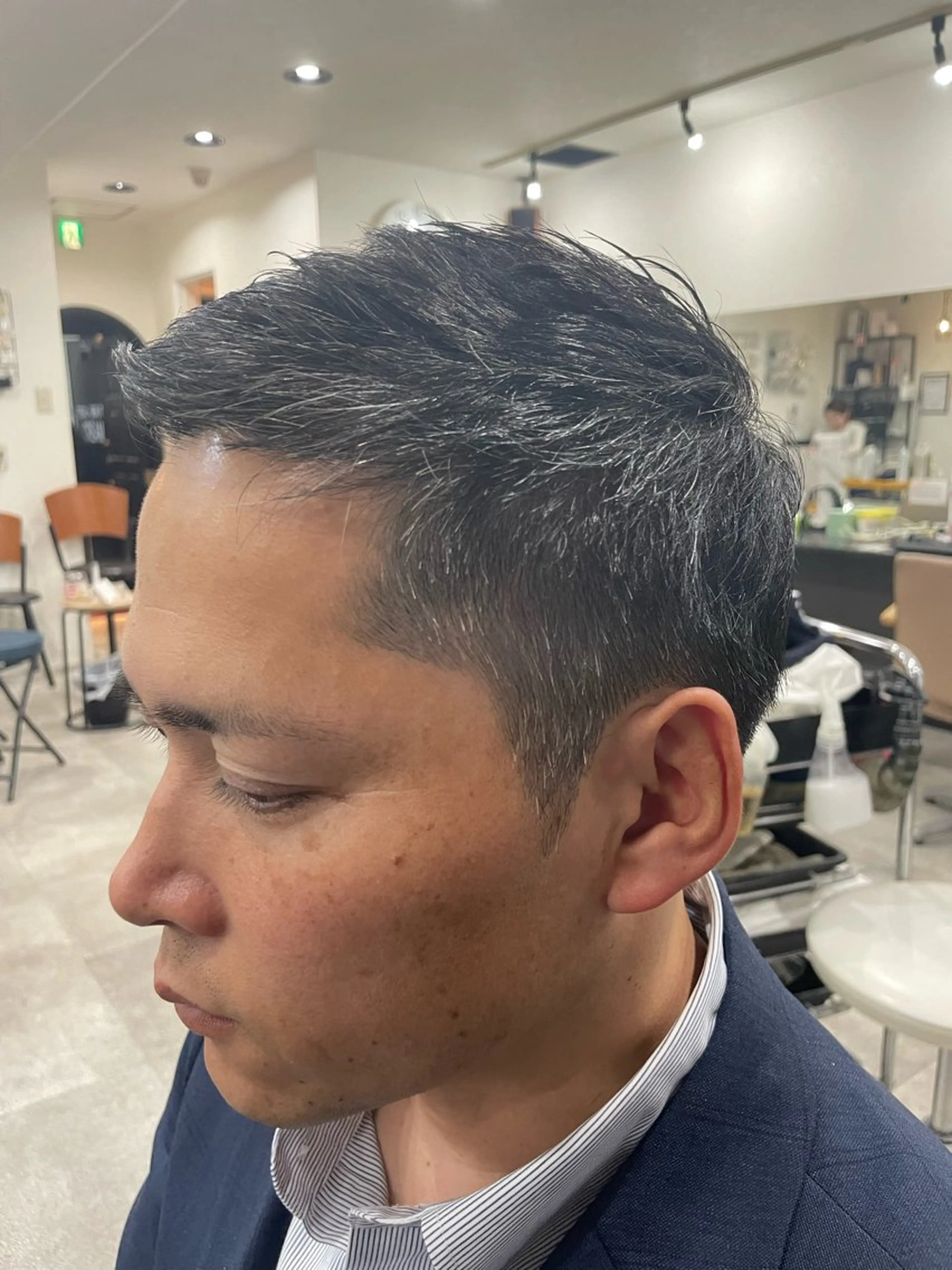 ショート メンズ 髙野 亮吾のヘアスタイル