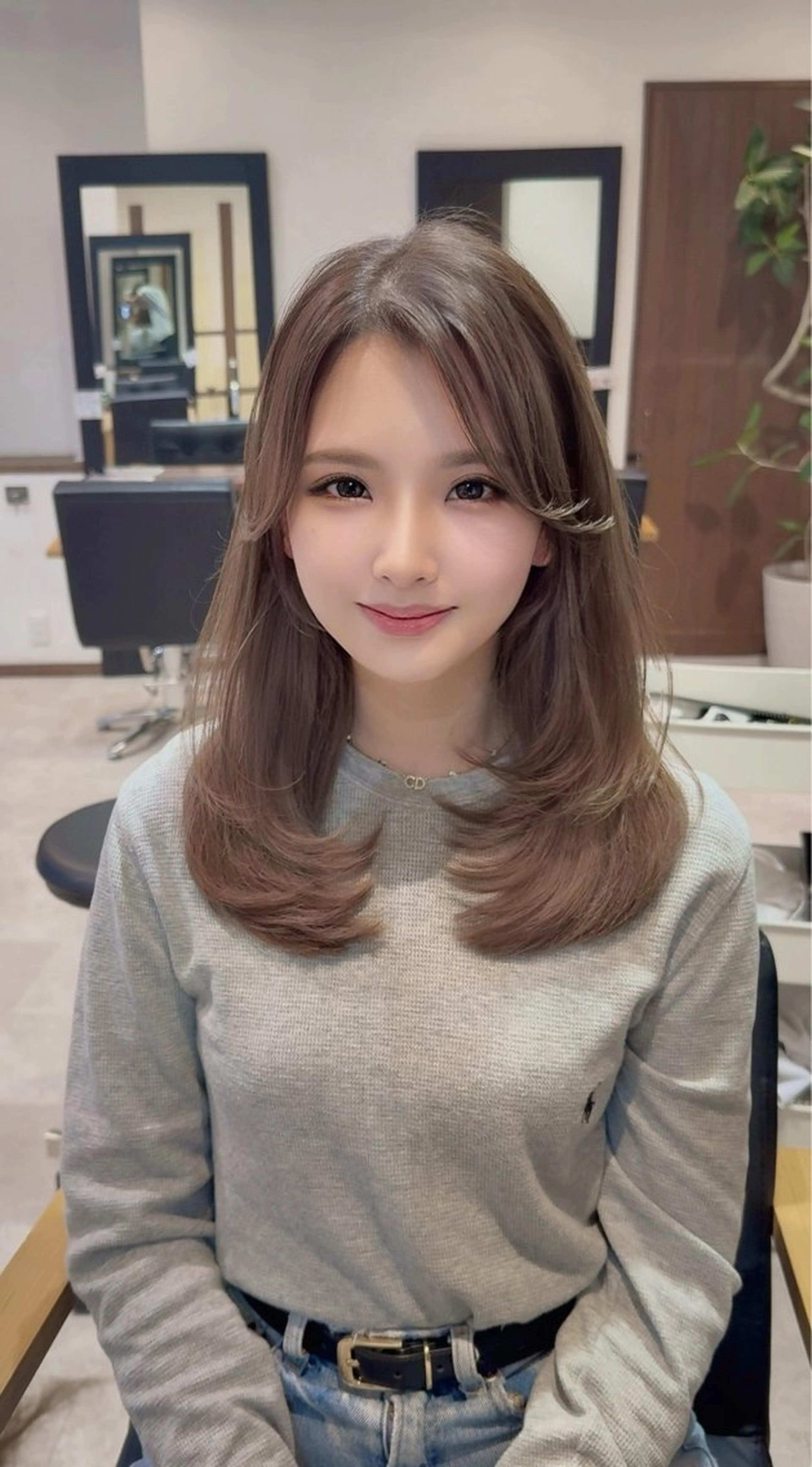 ミディアム 大阪/ショート特化型 美容師/吉留亜門のヘアスタイル