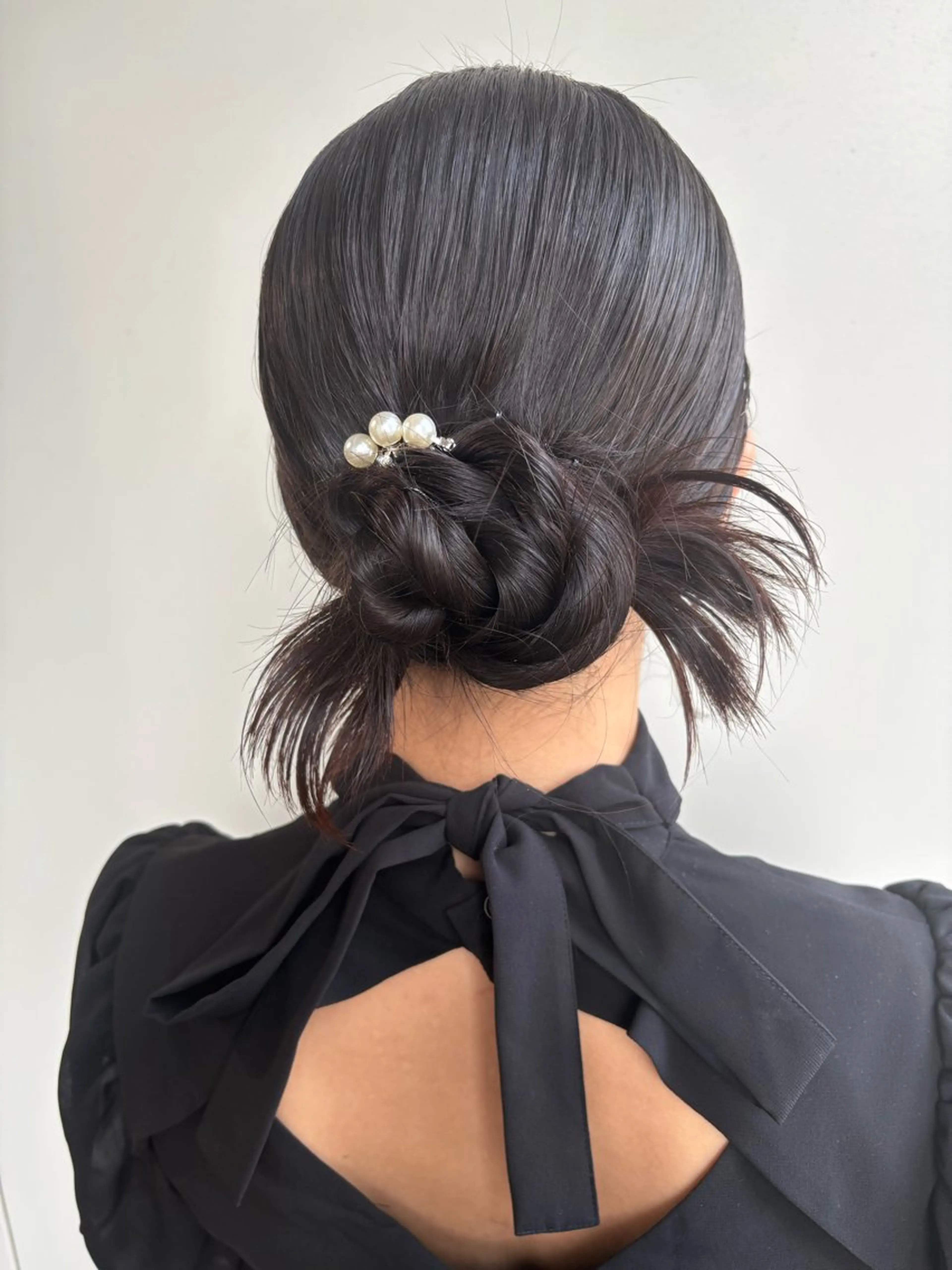 セミロング 横浜/髪質改善/ 艶髪カラー/アレンジのヘアスタイル