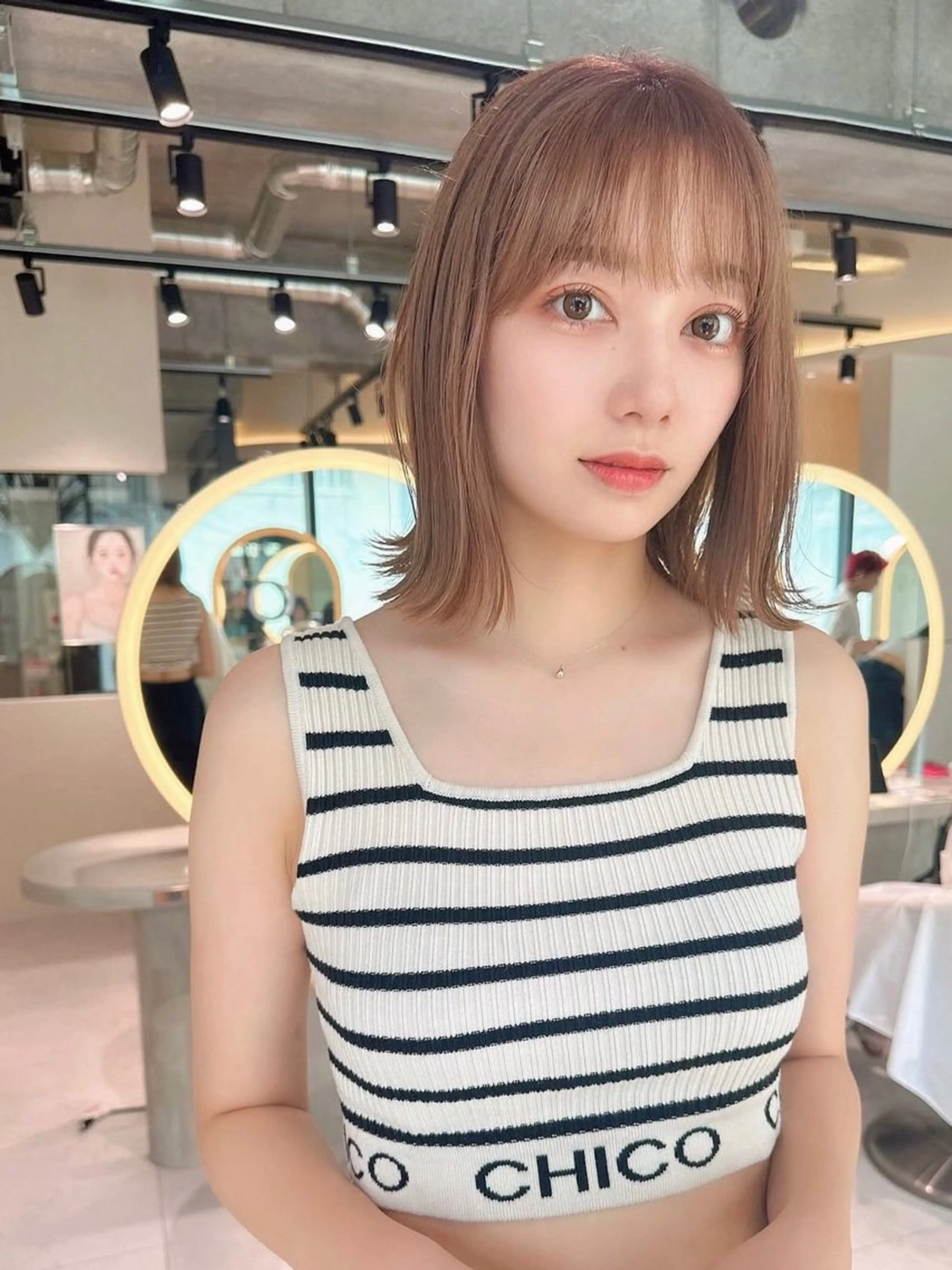 ショート カラー カット ヘアカラー トリートメント ショート/ボブ 岡田洸太のヘアスタイル