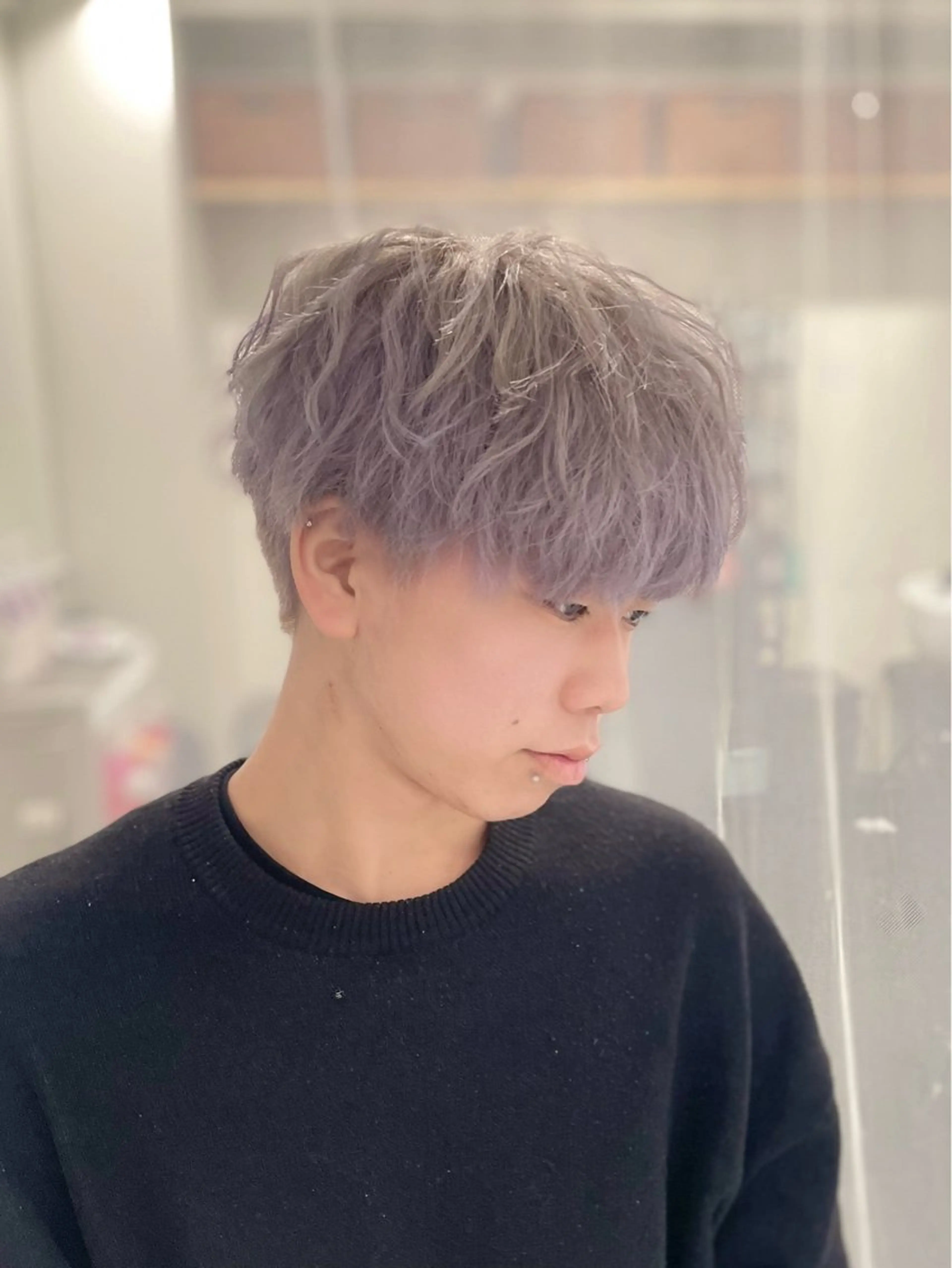 メンズカット＋パーマの写真