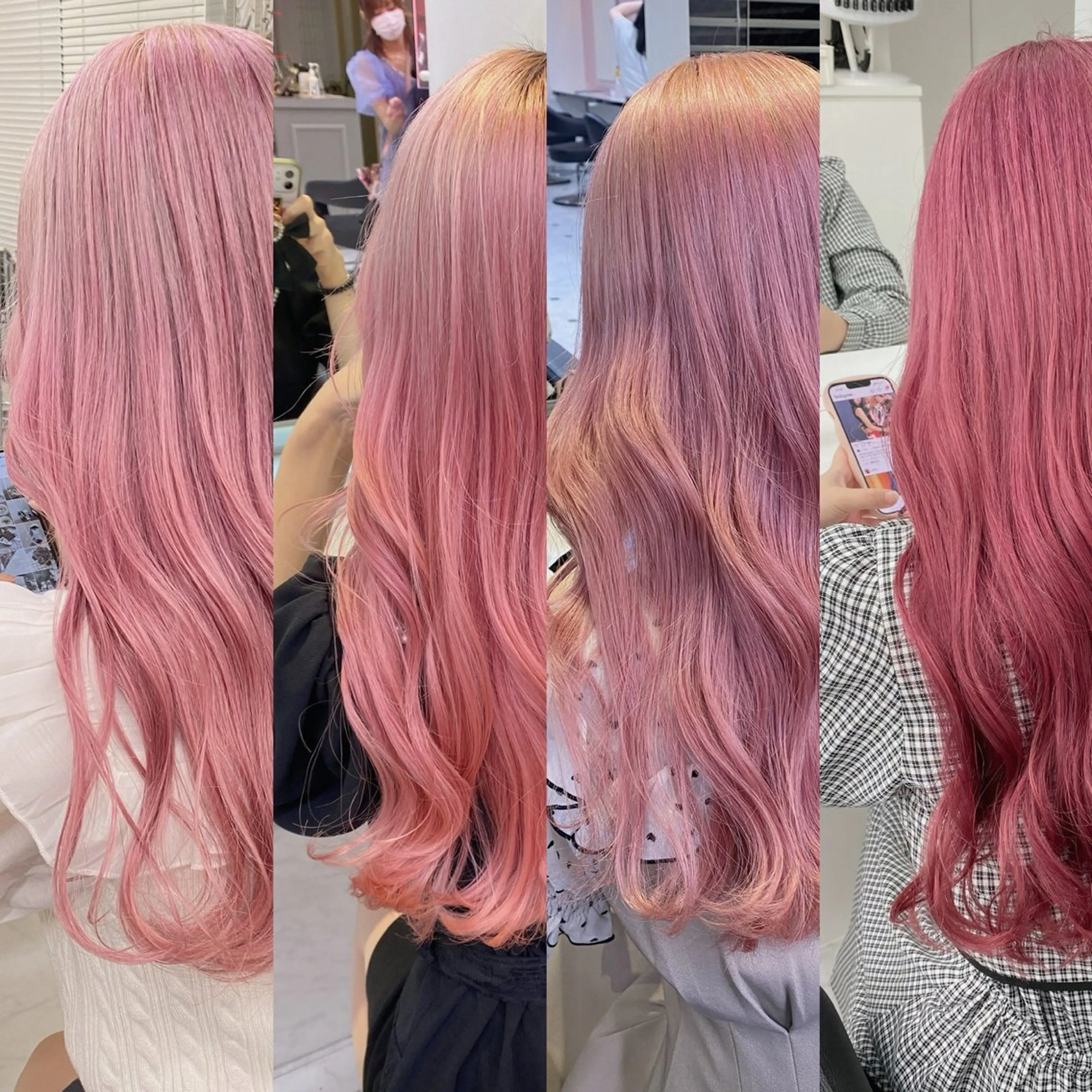 ロング カラー ヘアカラー トリートメント ダブルカラー 韓国レイヤーKYONのヘアスタイル