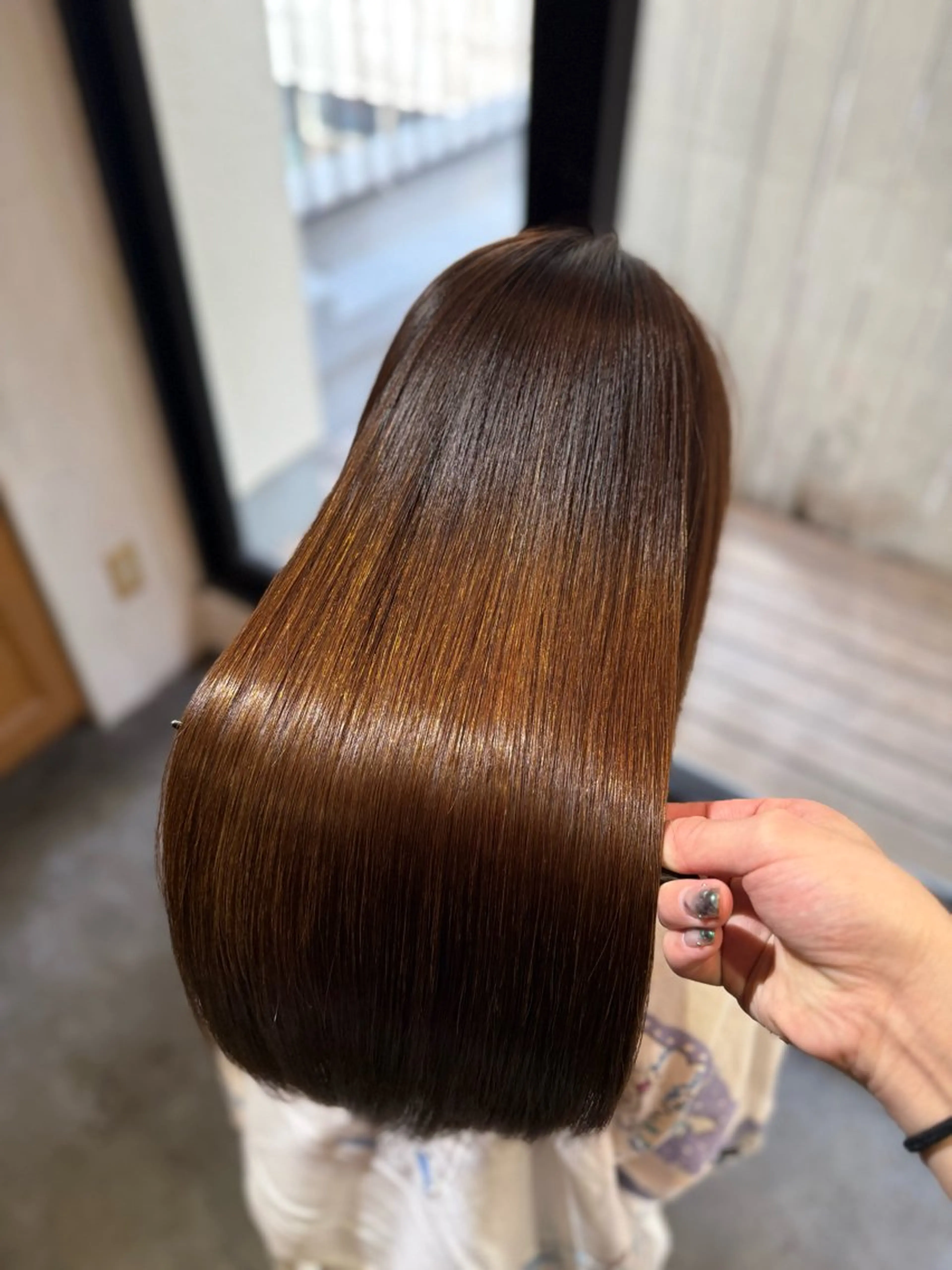 ロング パーマ 癖毛&ダメージ改善 カット/soyaのヘアスタイル