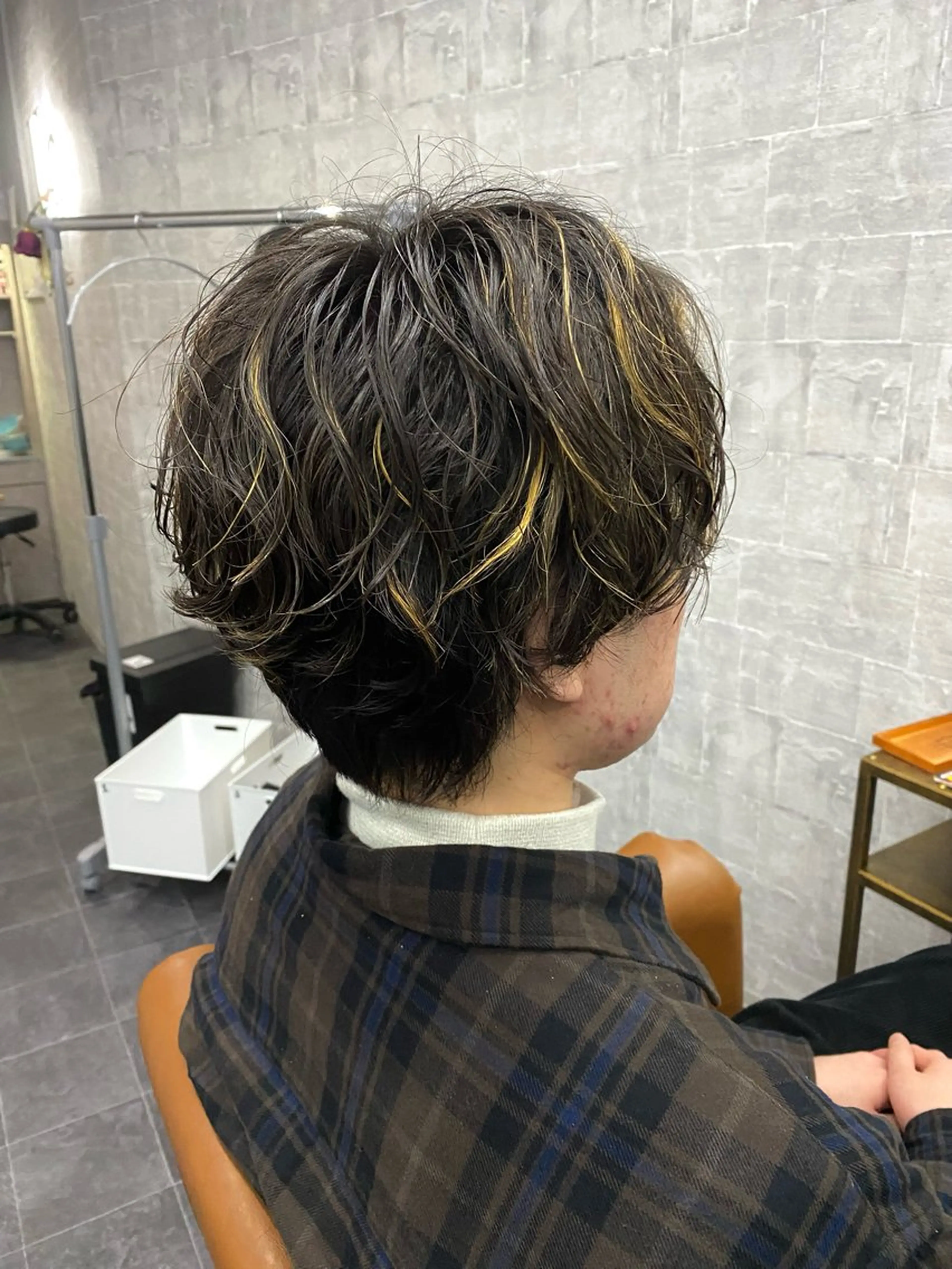パーマ メンズ Hair Creation Un所属・吉澤 駿のヘアスタイル