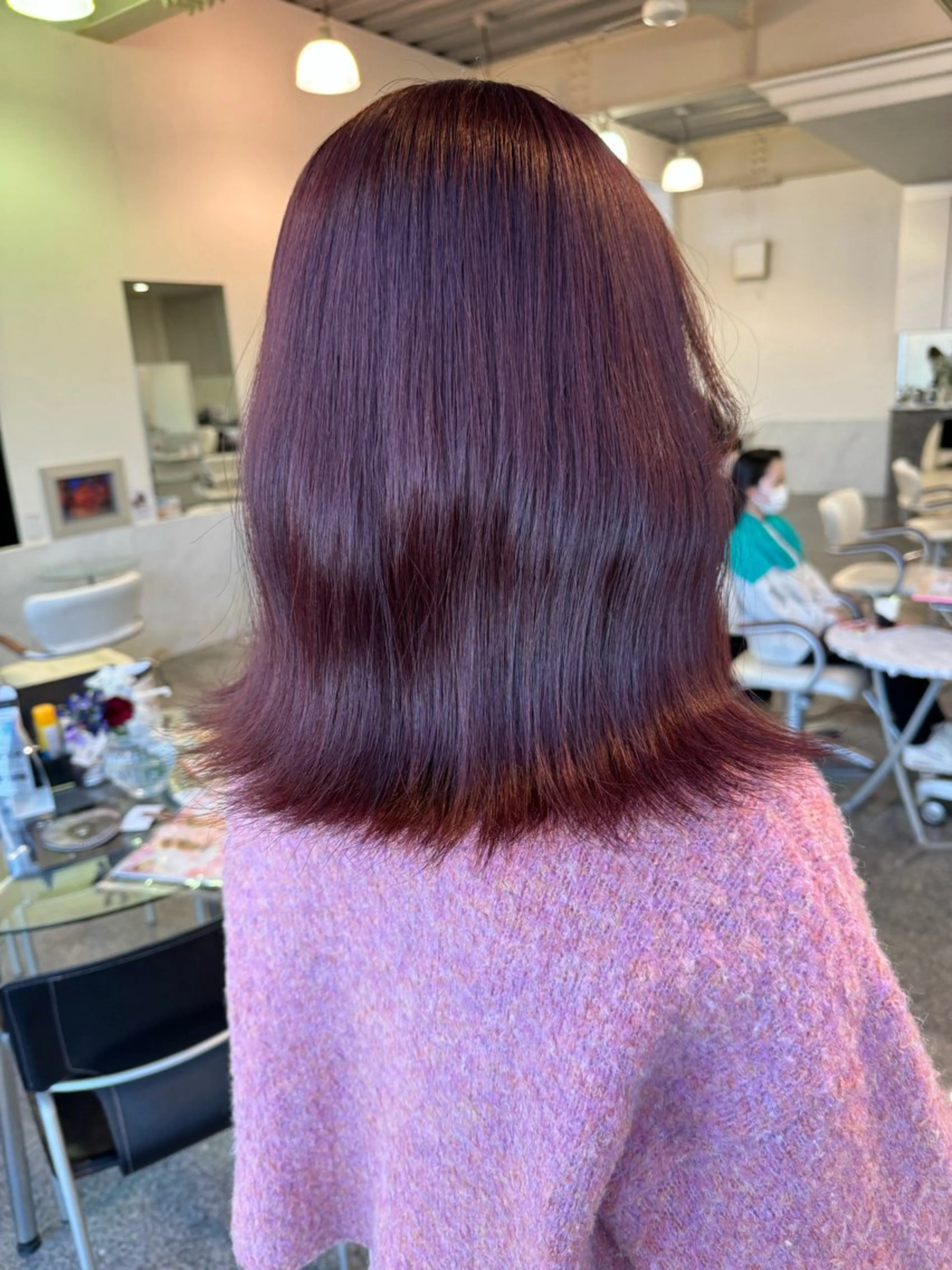 ミディアム カラー ヘアカラー トリートメント 🫧ヒシダアキ /taboo🫧のヘアスタイル