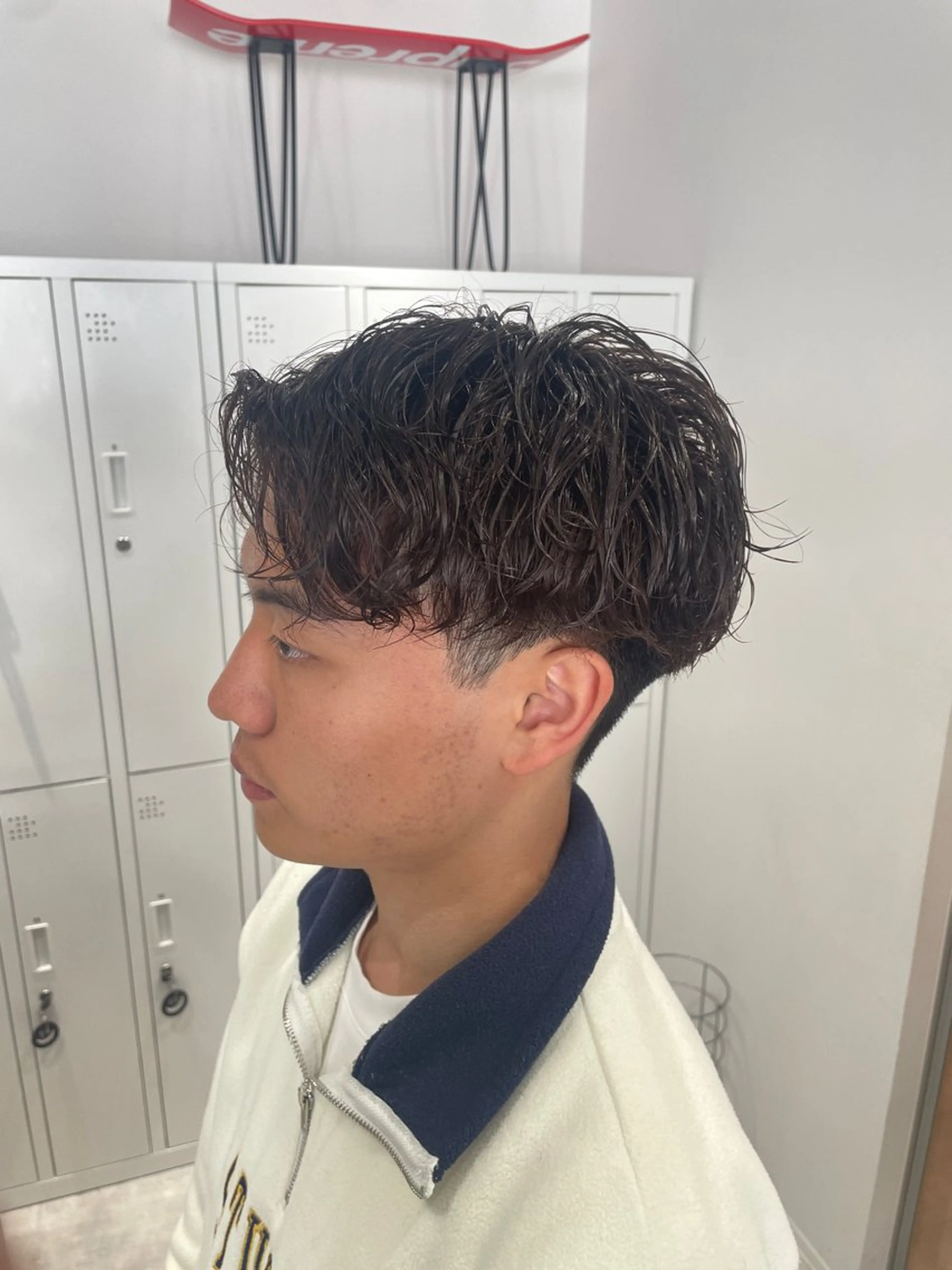 ショート パーマ メンズ カット パーマ メンズパーマ/新潟/ 万代／田崎亮🌟のヘアスタイル