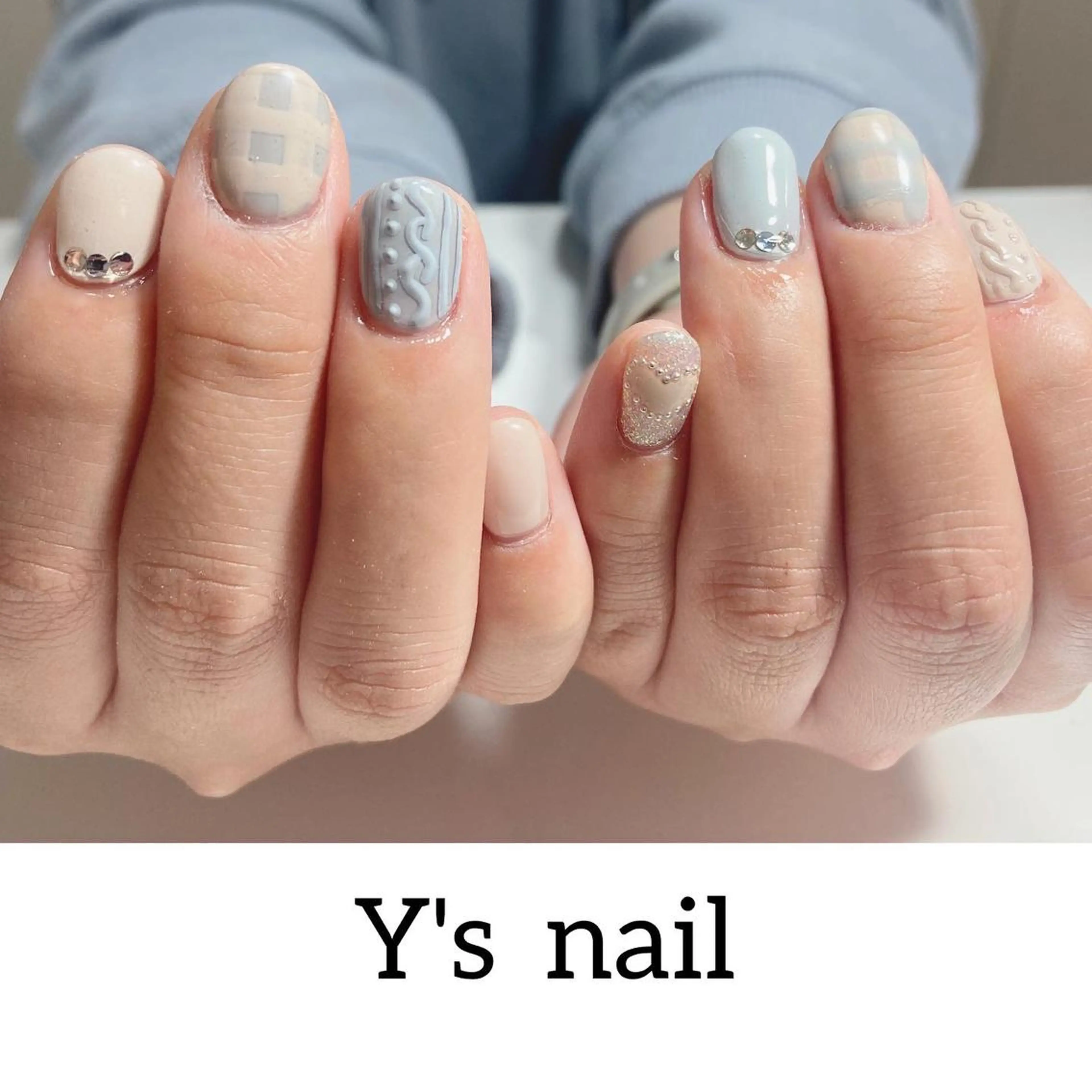 ネイル 韓国ネイル ハンドネイル 手書きが得意🖌️ Y’s  nailのネイルデザイン