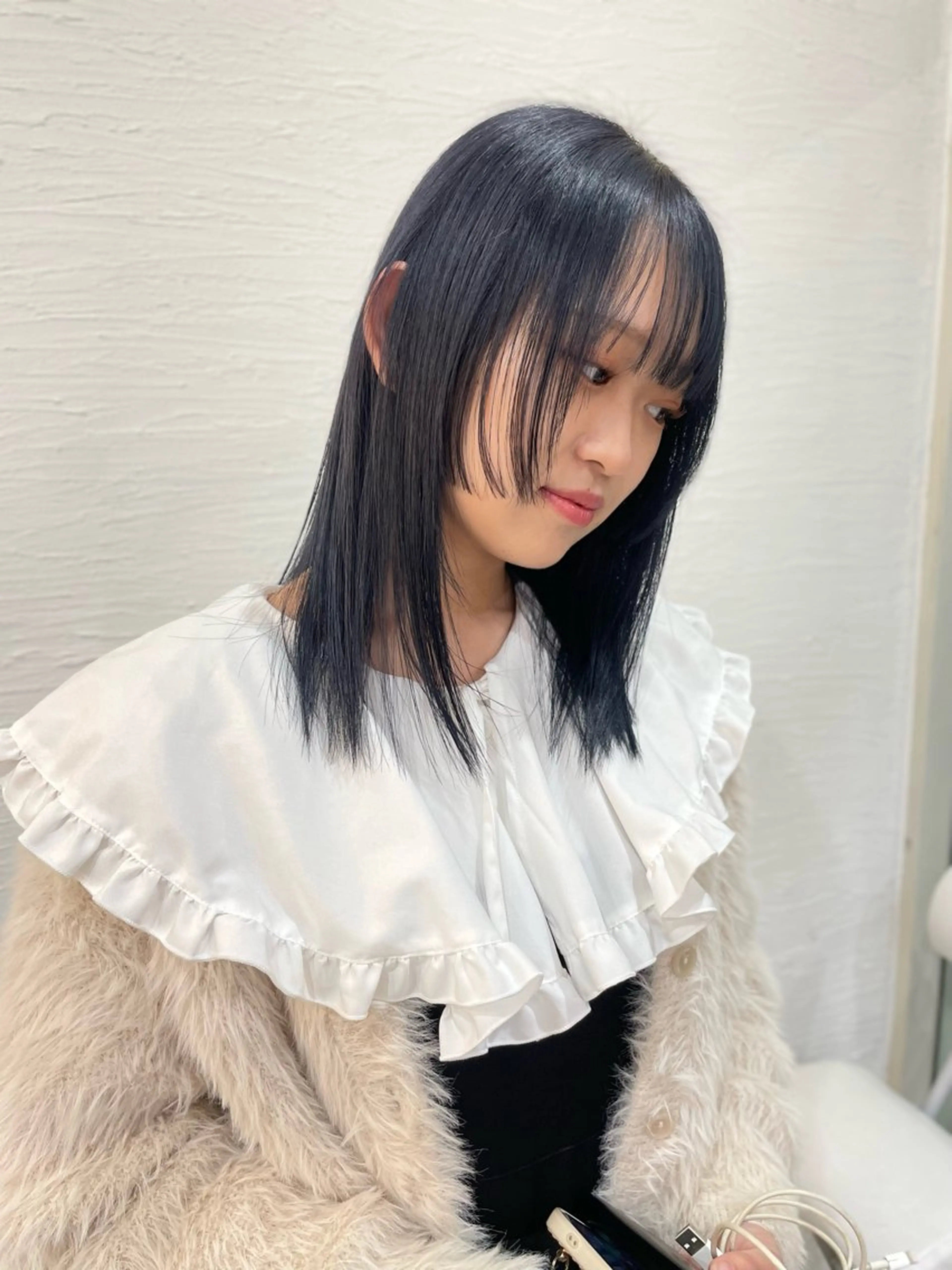 ミディアム タイムズサロン名駅所属・まい/名古屋駅 🦋ブリーチカラーのヘアスタイル