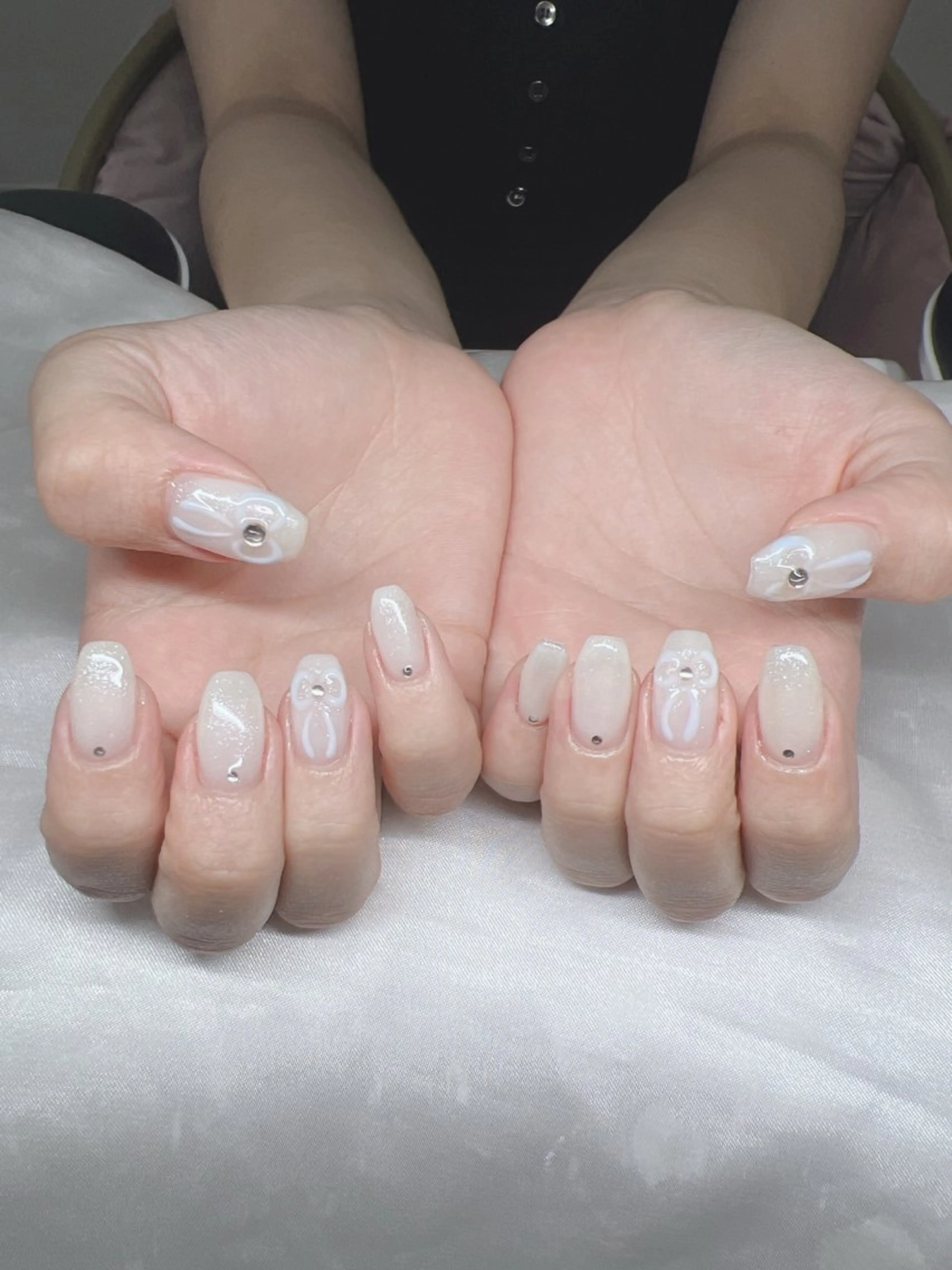 ネイル ハンドネイル Lee Nails チップ長さだし専門店のネイルデザイン