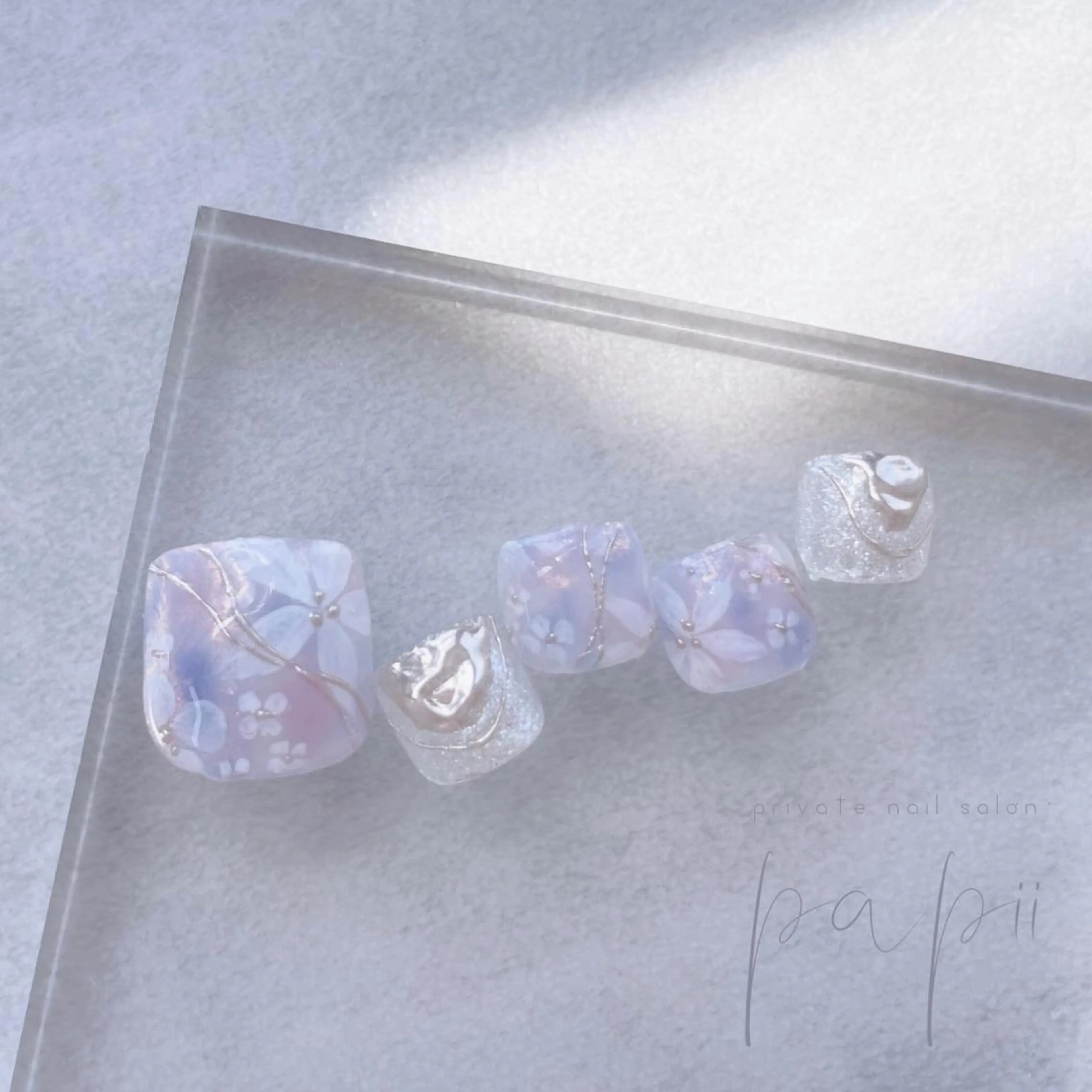 ネイル アートネイル フットネイル private nail salon papii所属・papii☆ kurodaのネイルデザイン