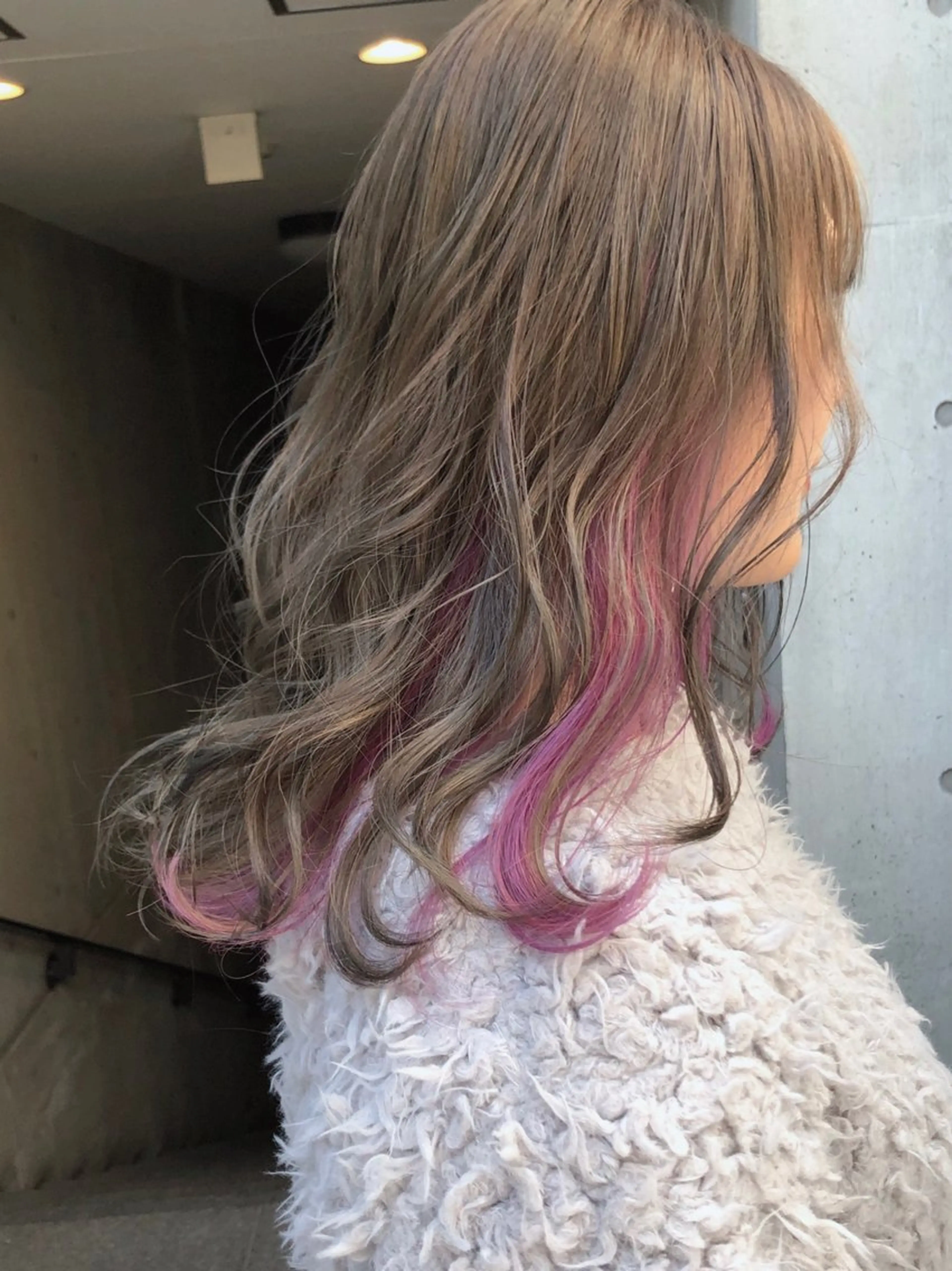 セミロング カラー SUNNY ななのヘアスタイル