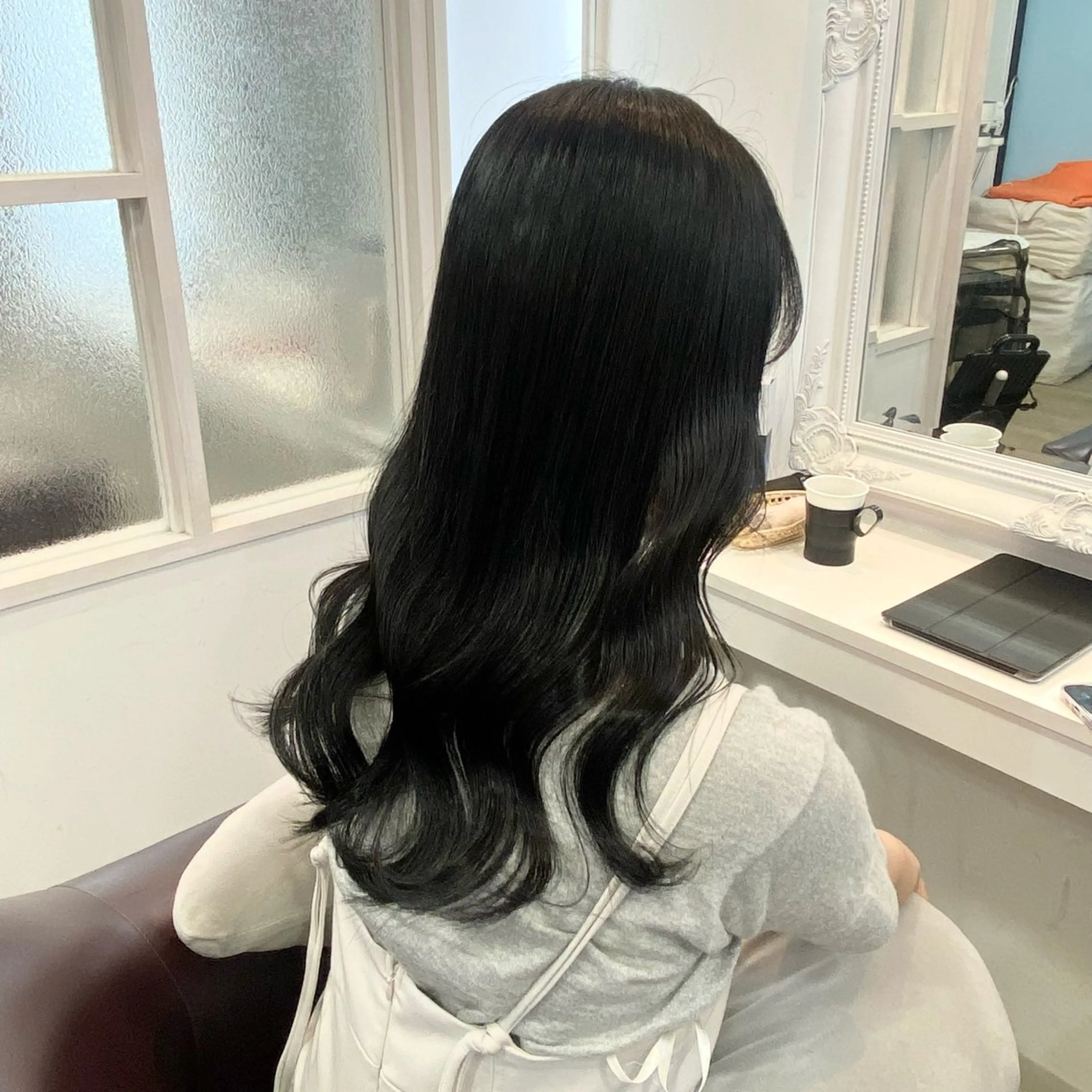 ロング カラー 透明感カラー ヘアカラー トリートメント 𝑆𝐴𝑂𝑅𝐼 /大森🪞🎀のヘアスタイル