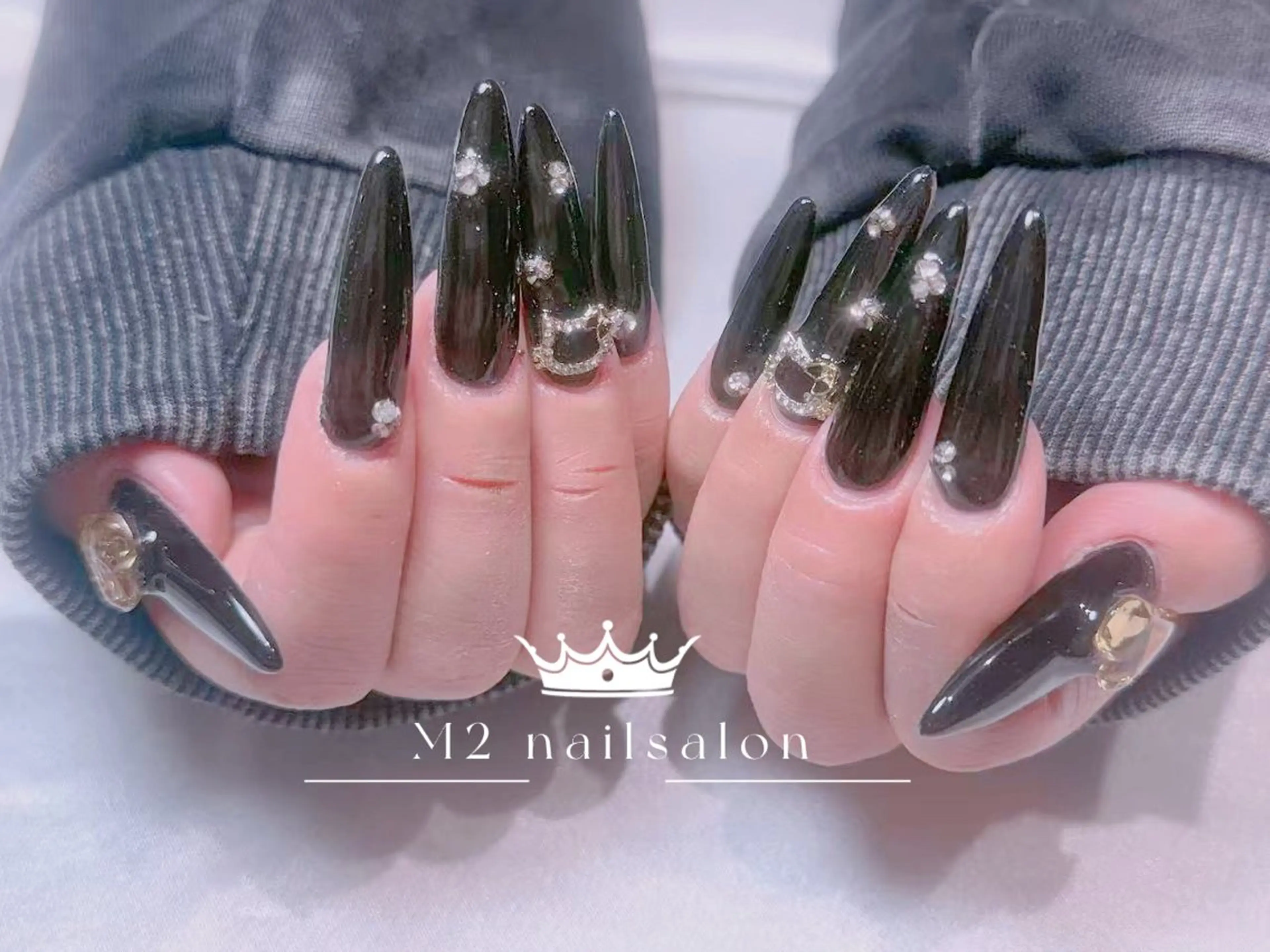 ネイル ハンドネイル 長さだし専門店 M2　rikaのネイルデザイン