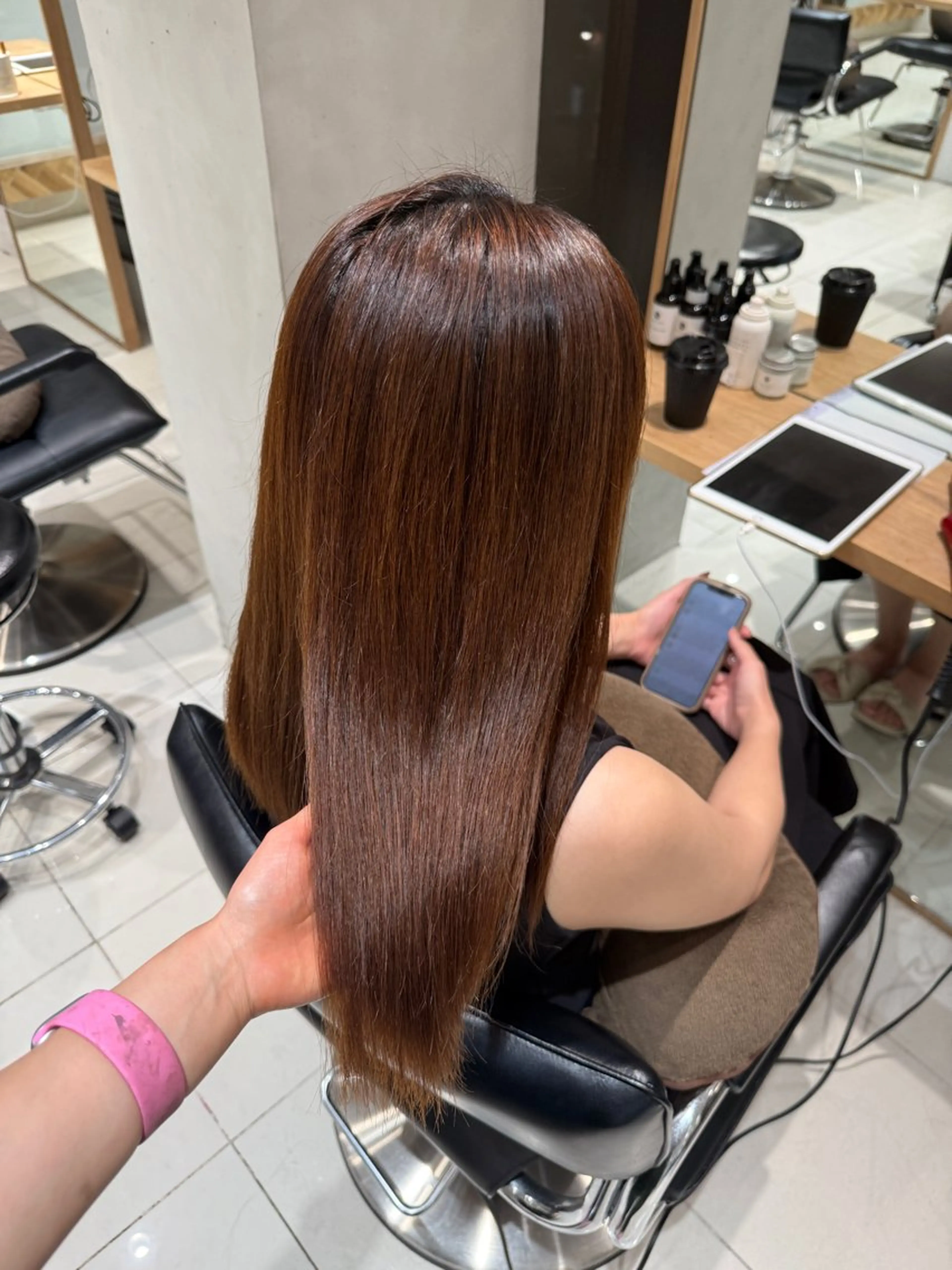 縮毛矯正 🌈KURUMI / モデル募集/表参道のヘアスタイル