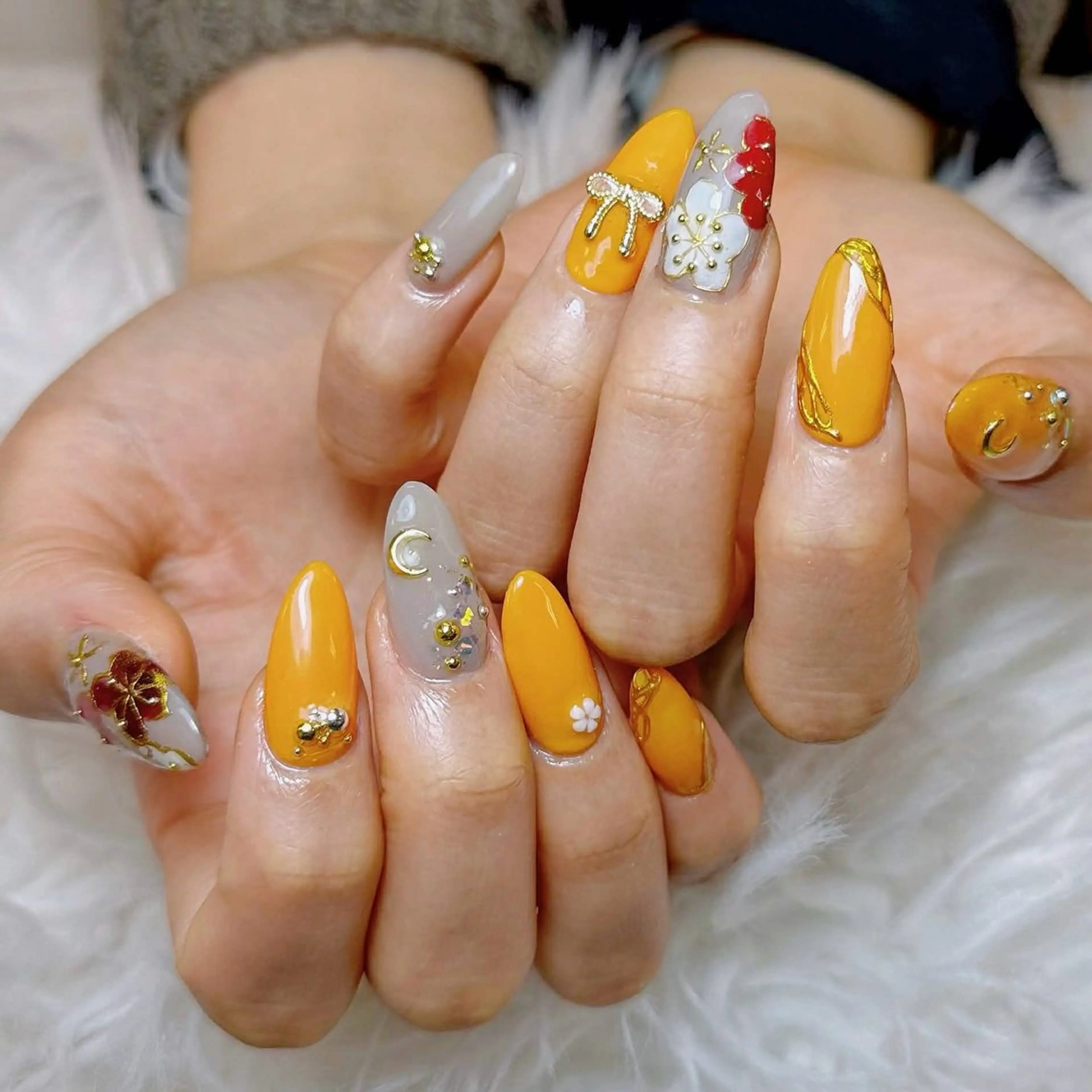 ネイル ANH ゴテゴテネイルのネイルデザイン